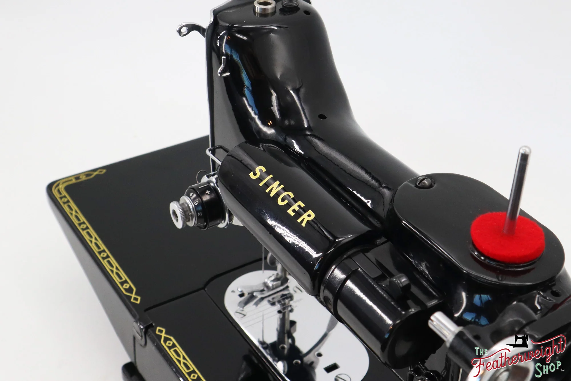 Singer Featherweight 222K Sewing Machine - EK63225*, 1955 - Image 15