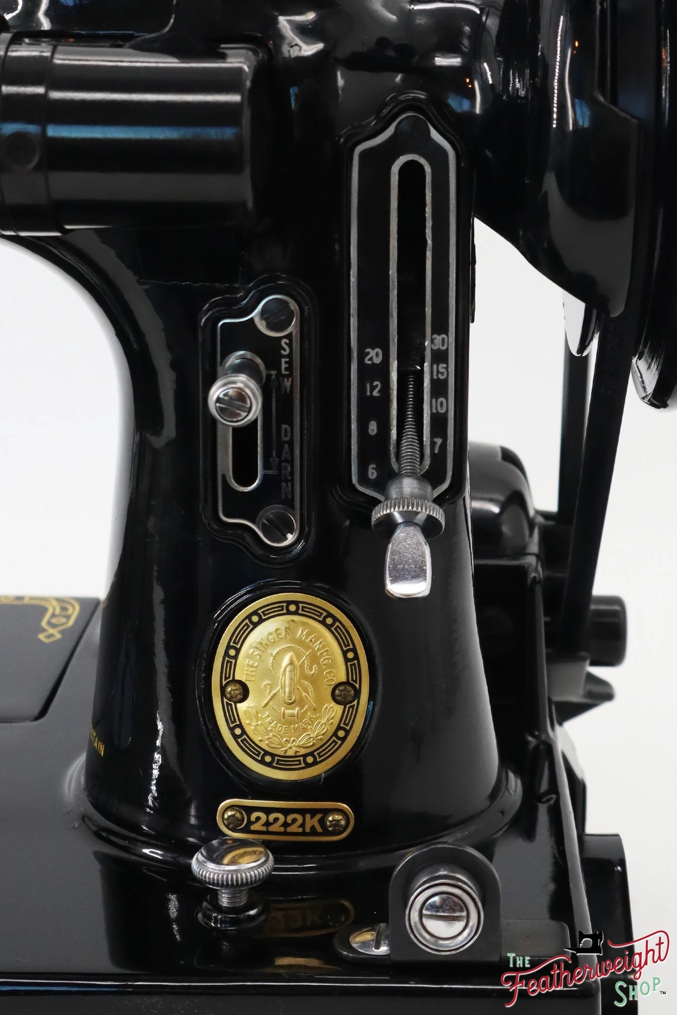 Singer Featherweight 222K Sewing Machine - EK63225*, 1955 - Image 16