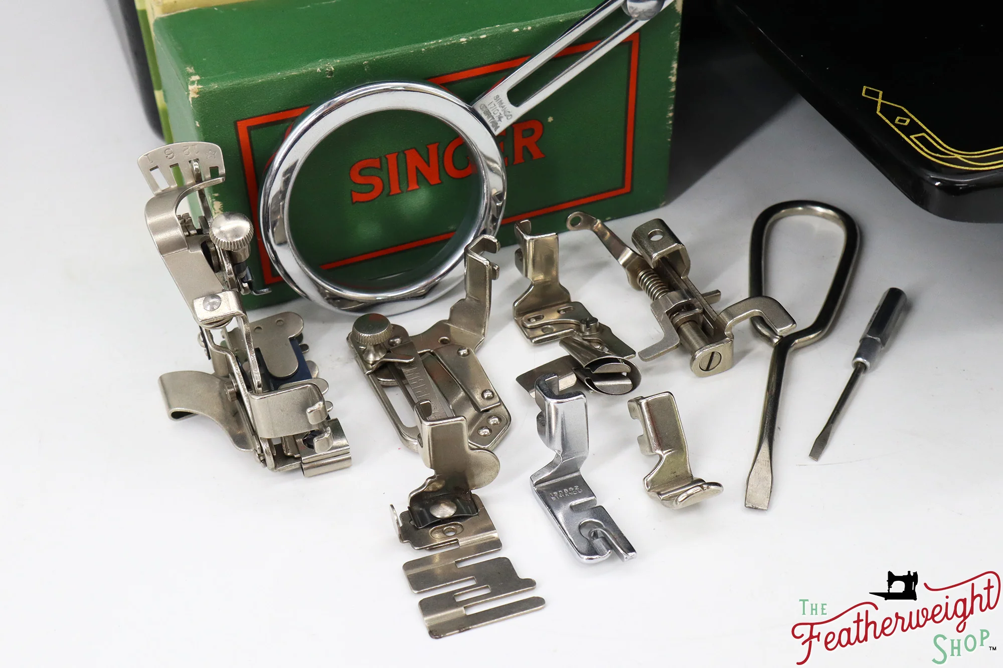 Singer Featherweight 222K Sewing Machine - EK63225*, 1955 - Image 19
