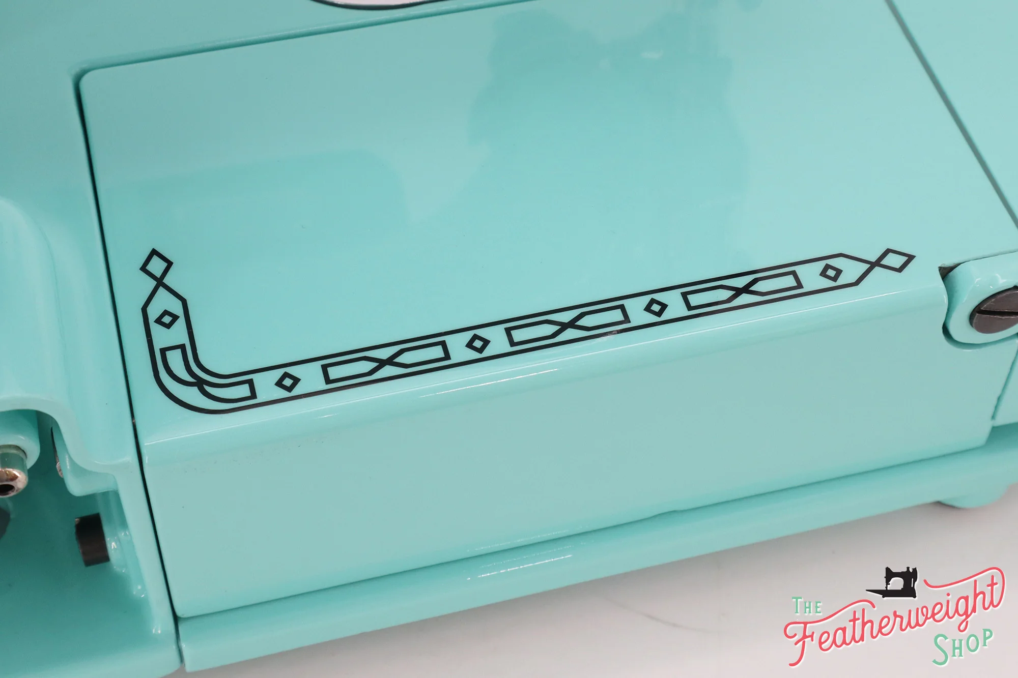 Singer Featherweight 222K Sewing Machine EK63264* - Fully Restored in Tiffany Blue - Image 14