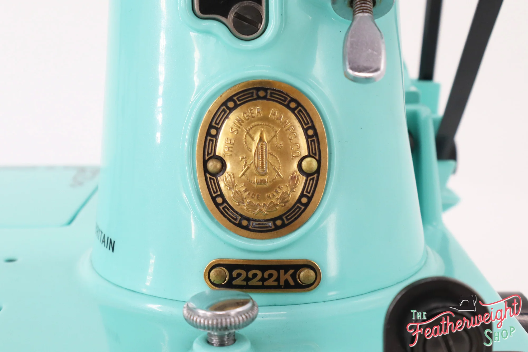 Singer Featherweight 222K Sewing Machine EK63264* - Fully Restored in Tiffany Blue - Image 18