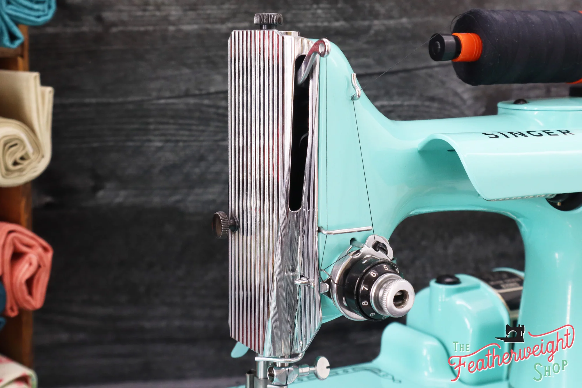 Singer Featherweight 222K Sewing Machine EK63264* - Fully Restored in Tiffany Blue - Image 19