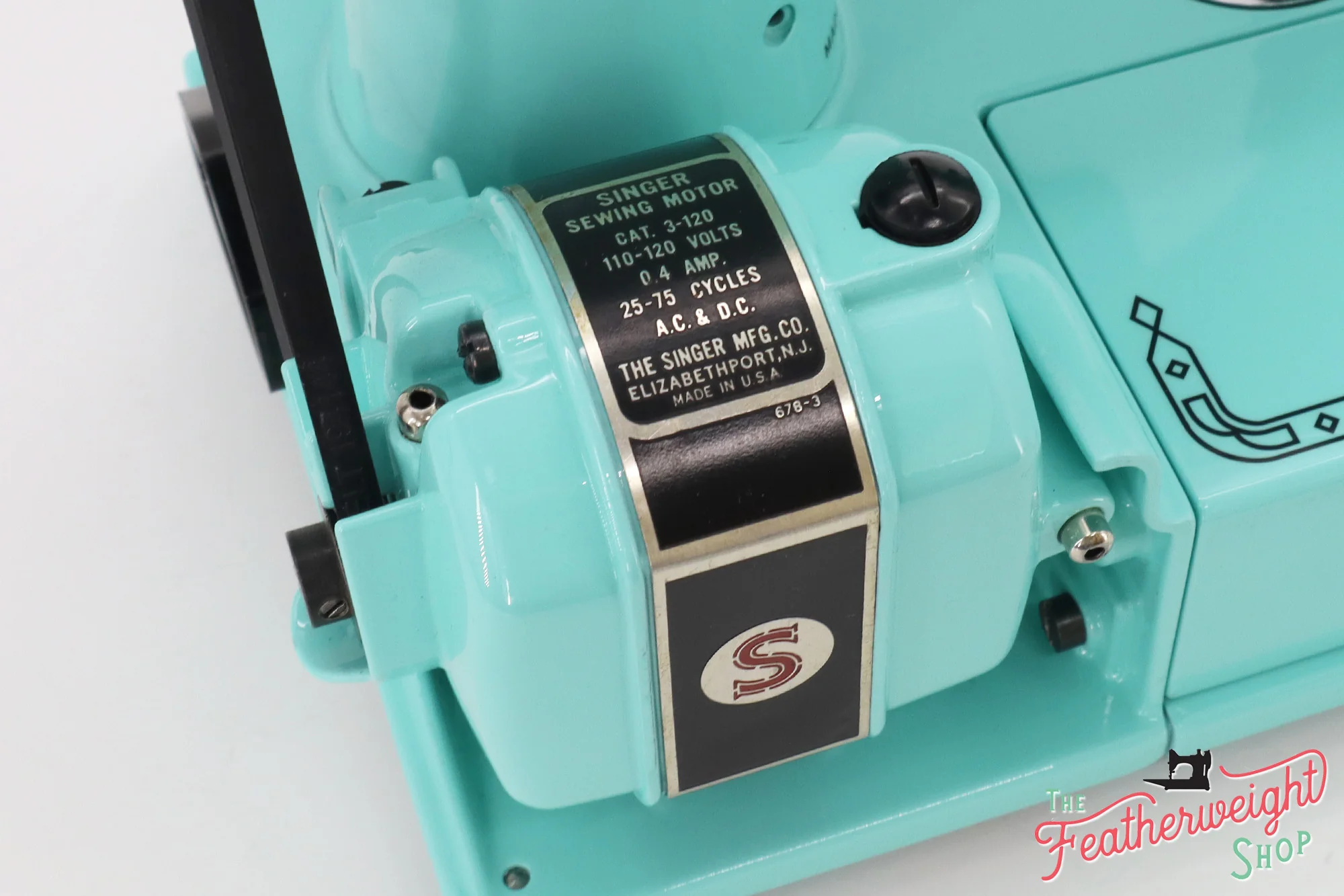 Singer Featherweight 222K Sewing Machine EK63264* - Fully Restored in Tiffany Blue - Image 21