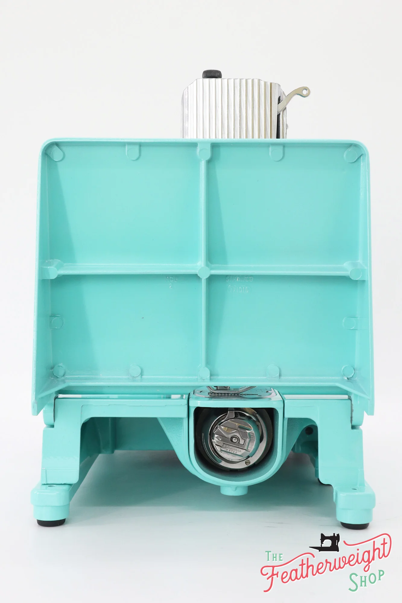Singer Featherweight 222K Sewing Machine EK63264* - Fully Restored in Tiffany Blue - Image 4