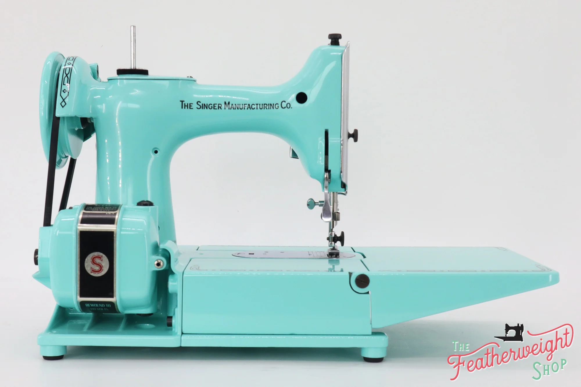 Singer Featherweight 222K Sewing Machine EK63264* - Fully Restored in Tiffany Blue - Image 6
