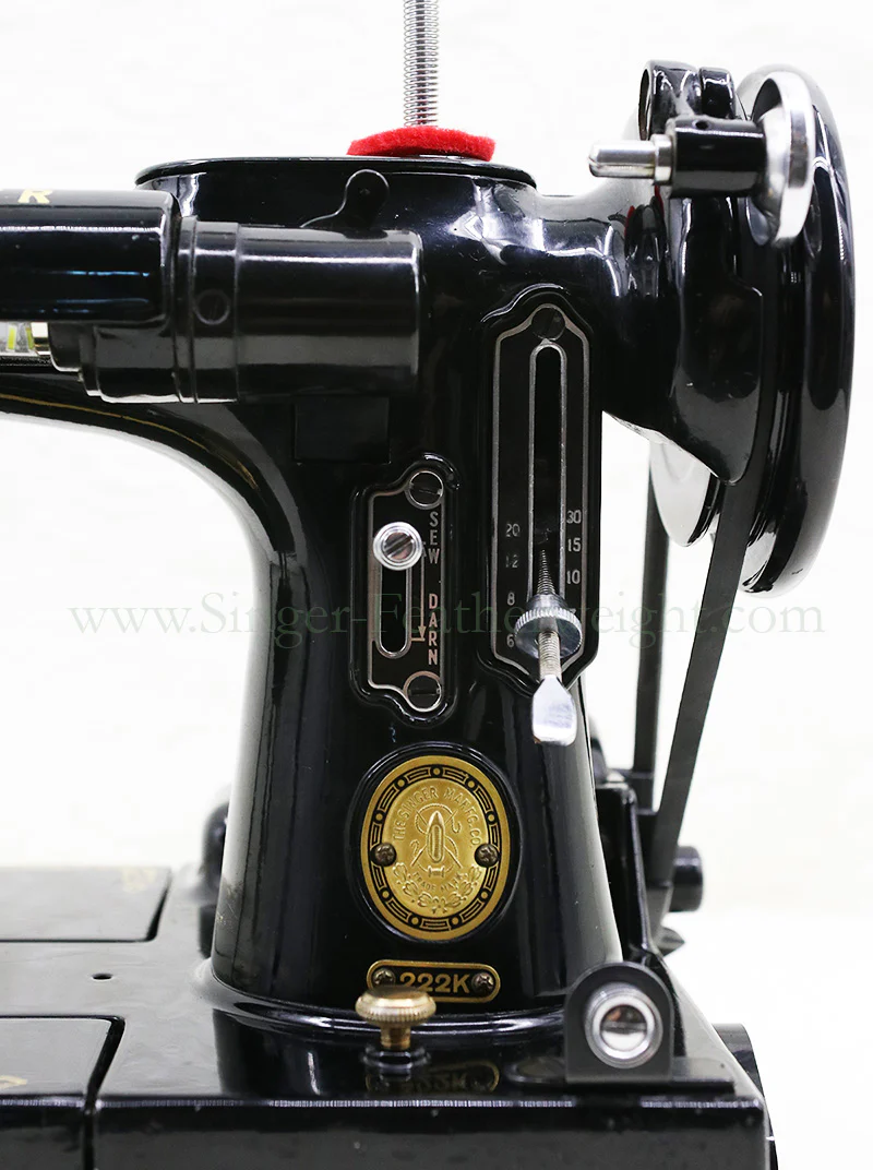 Singer Featherweight 222K Sewing Machine EK634*** GOLD PLATED!!! - Image 20