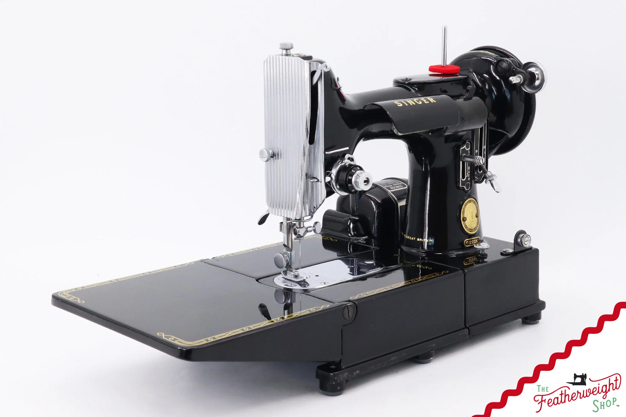 Singer Featherweight 222K Sewing Machine - EK63548*, 1955 - Image 4
