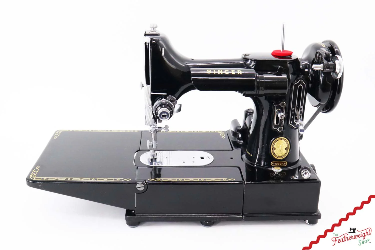 Singer Featherweight 222K Sewing Machine - EK6372**, 1955 - Image 3