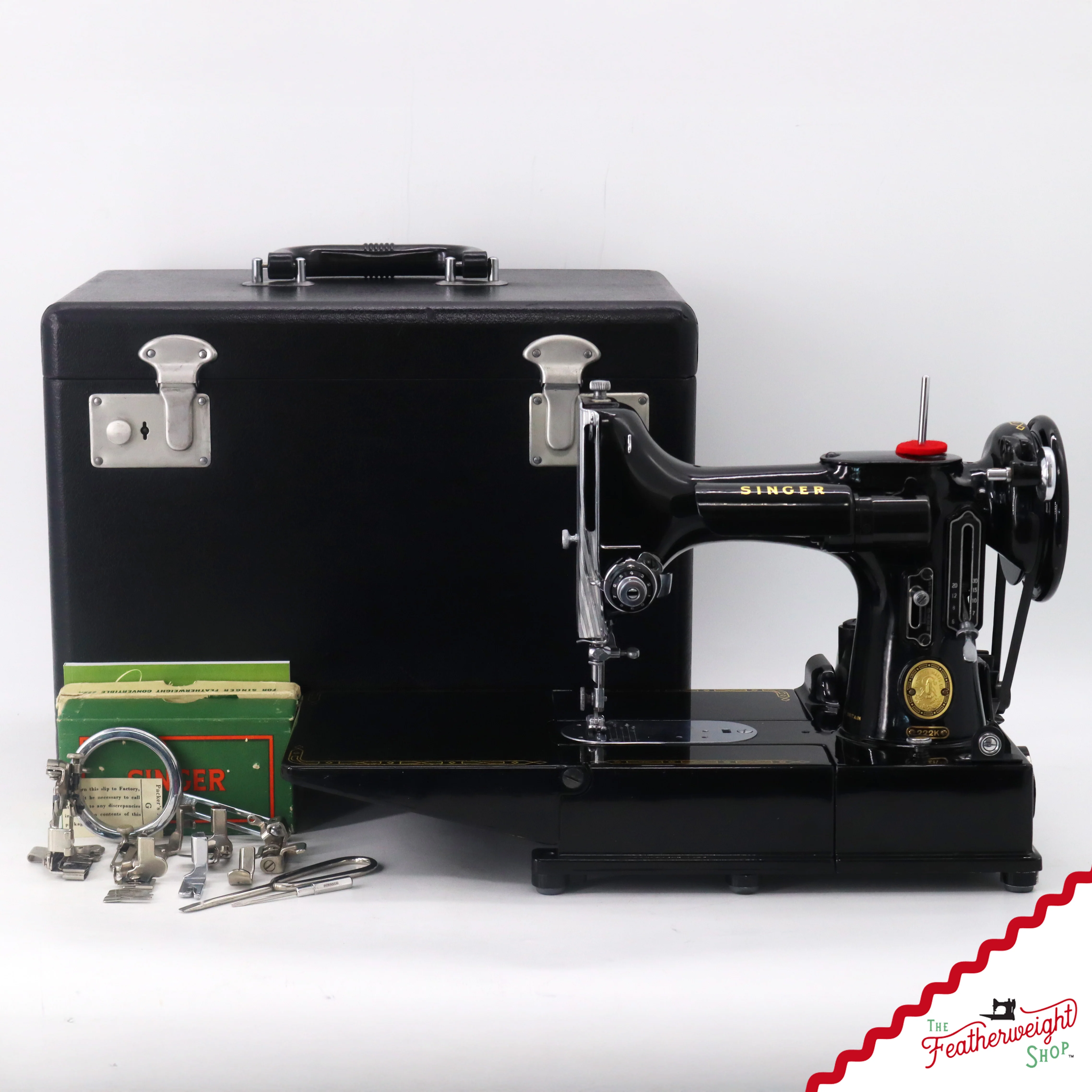 Singer Featherweight 222K Sewing Machine - EL1766**, 1956