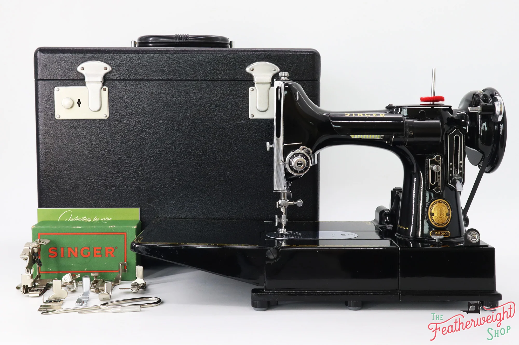 Singer Featherweight 222K Sewing Machine EL182*** - Image 3