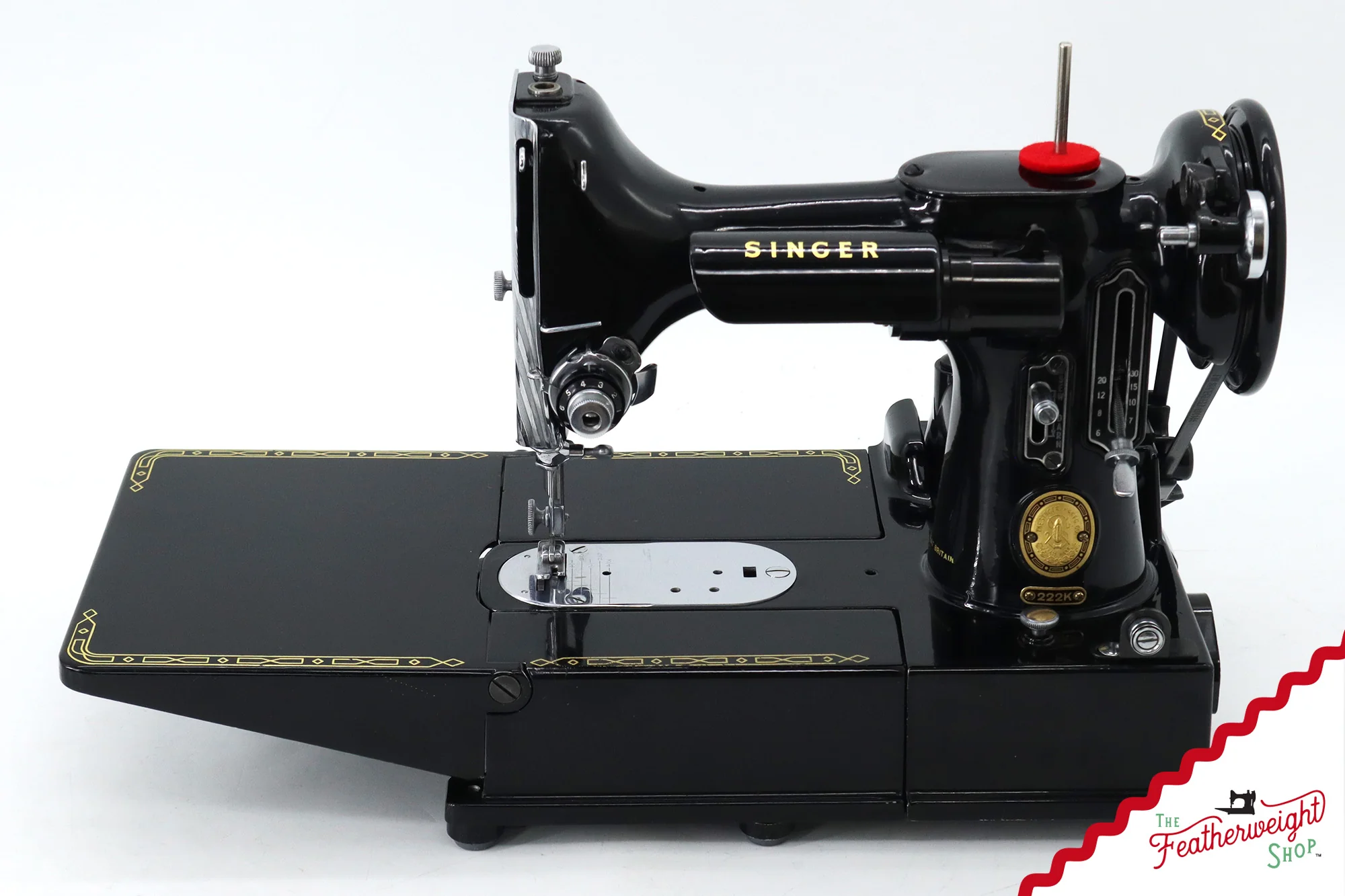 Singer Featherweight 222K Sewing Machine - EL1833**, 1956 - Image 3