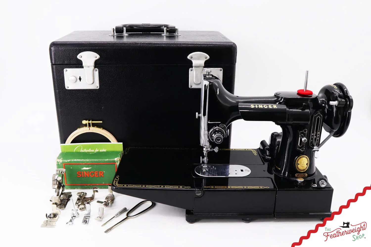 Singer Featherweight 222K Sewing Machine - EL6851**, 1956 - Image 2