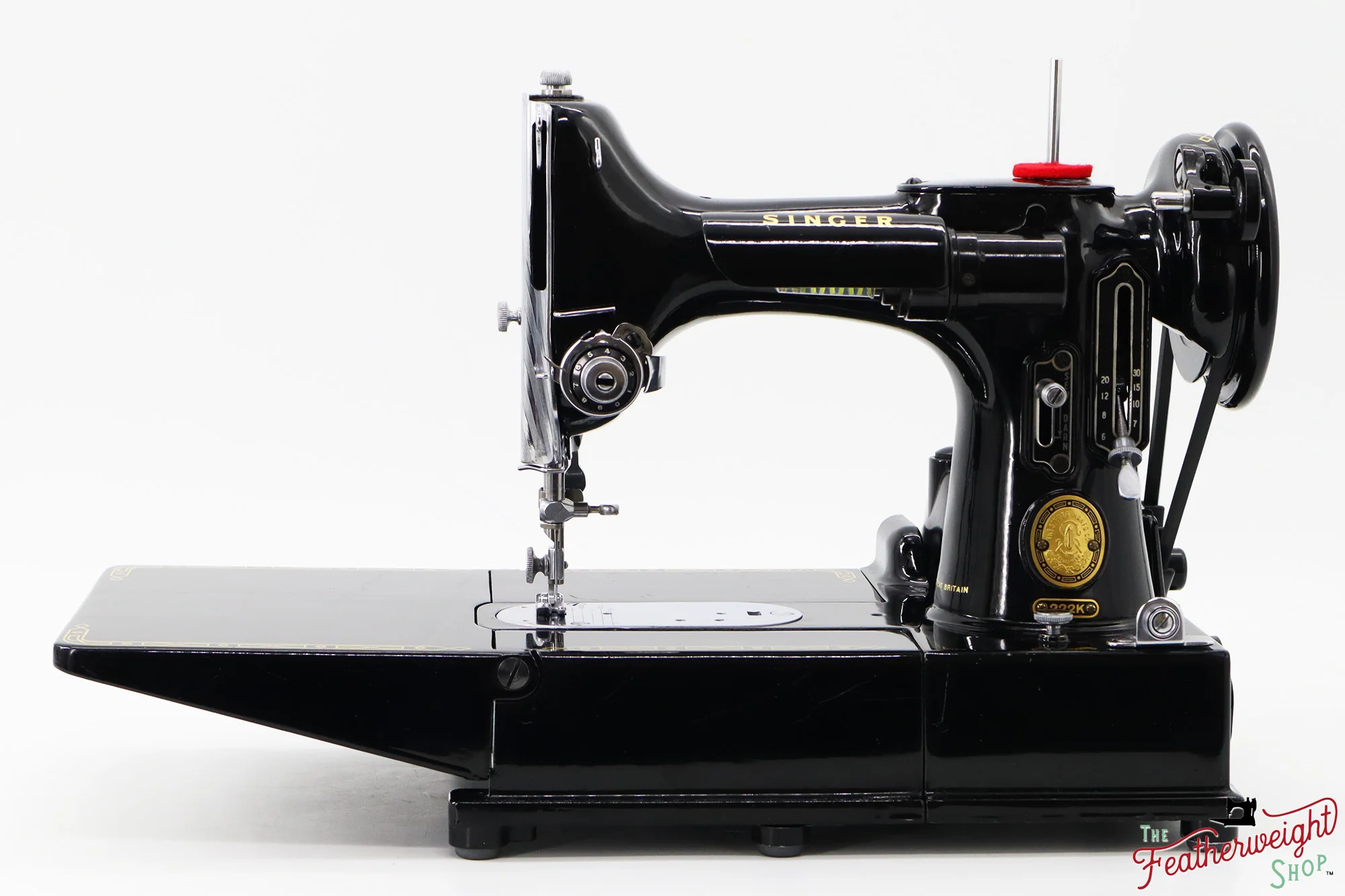 Singer Featherweight 222K Sewing Machine - EL686 - 1956 - Image 3