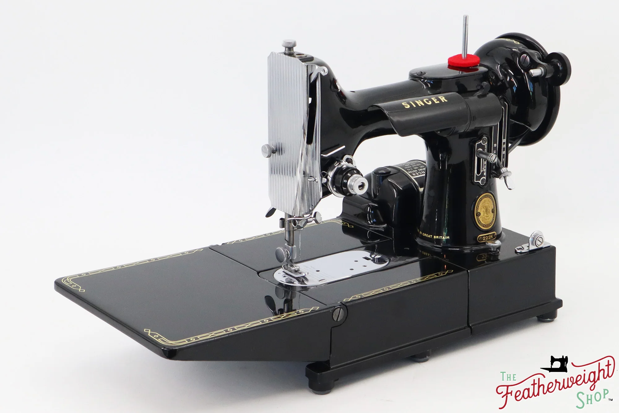 Singer Featherweight 222K Sewing Machine - EM2359**, 1957 - Image 4