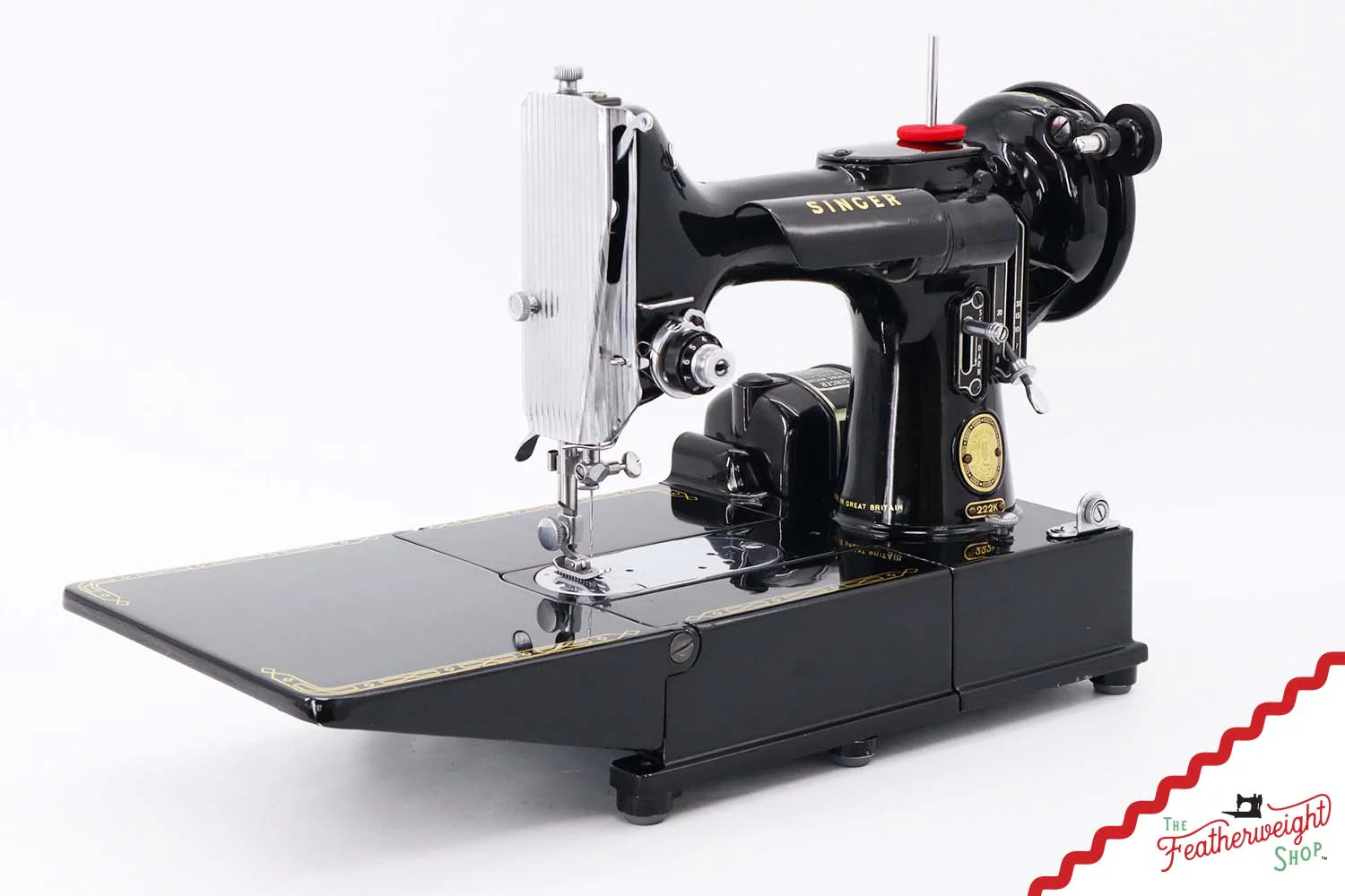 Singer Featherweight 222K Sewing Machine - EM6013**, 1957 - Image 4