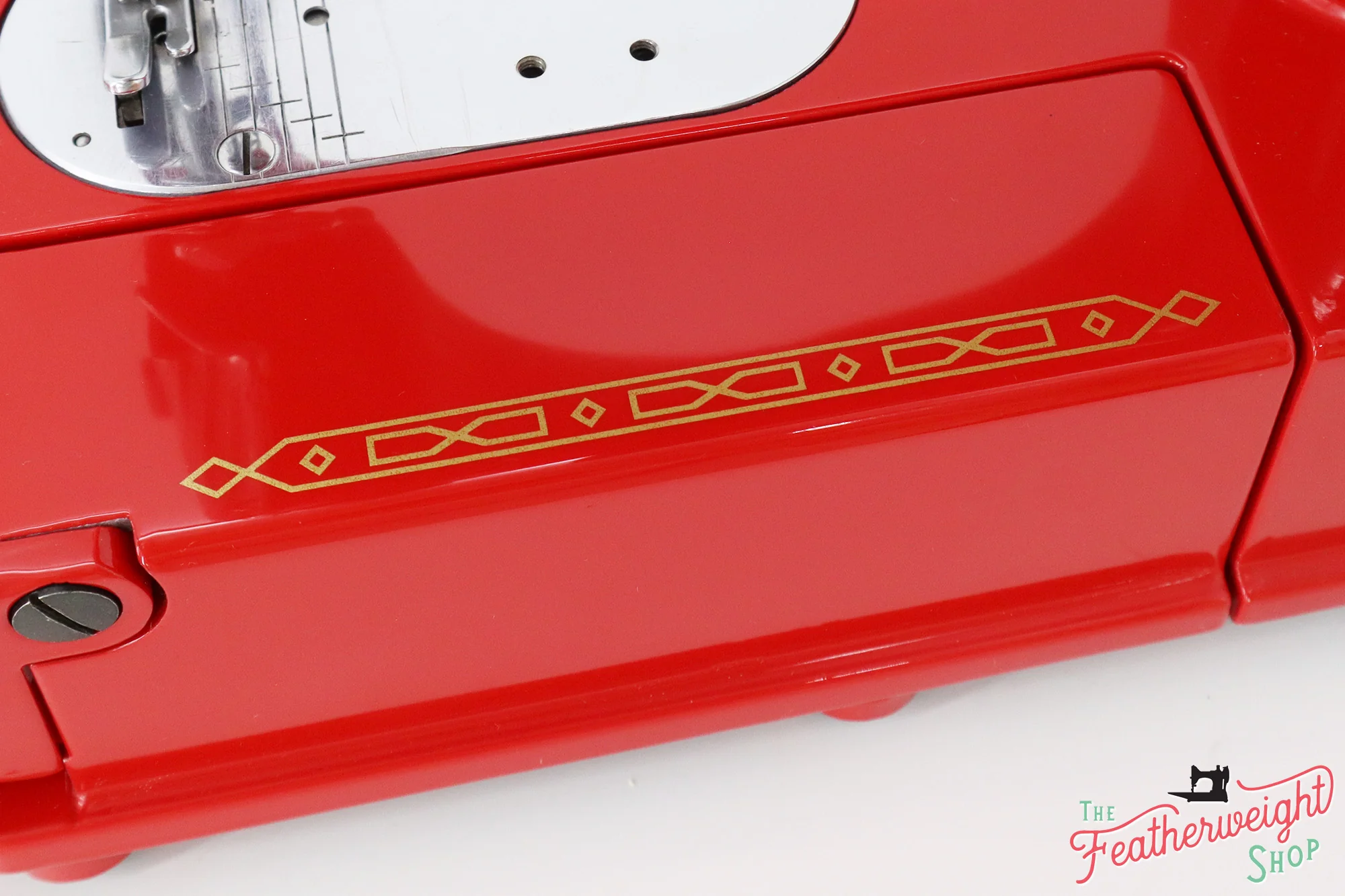 Singer Featherweight 222K Sewing Machine EM6022** - Fully Restored in Happy Red - Image 12