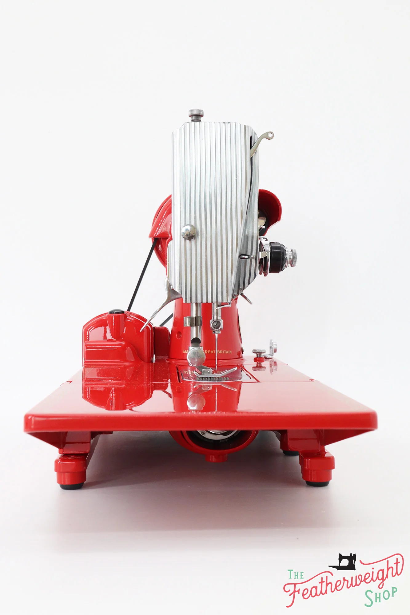 Singer Featherweight 222K Sewing Machine EM6022** - Fully Restored in Happy Red - Image 5