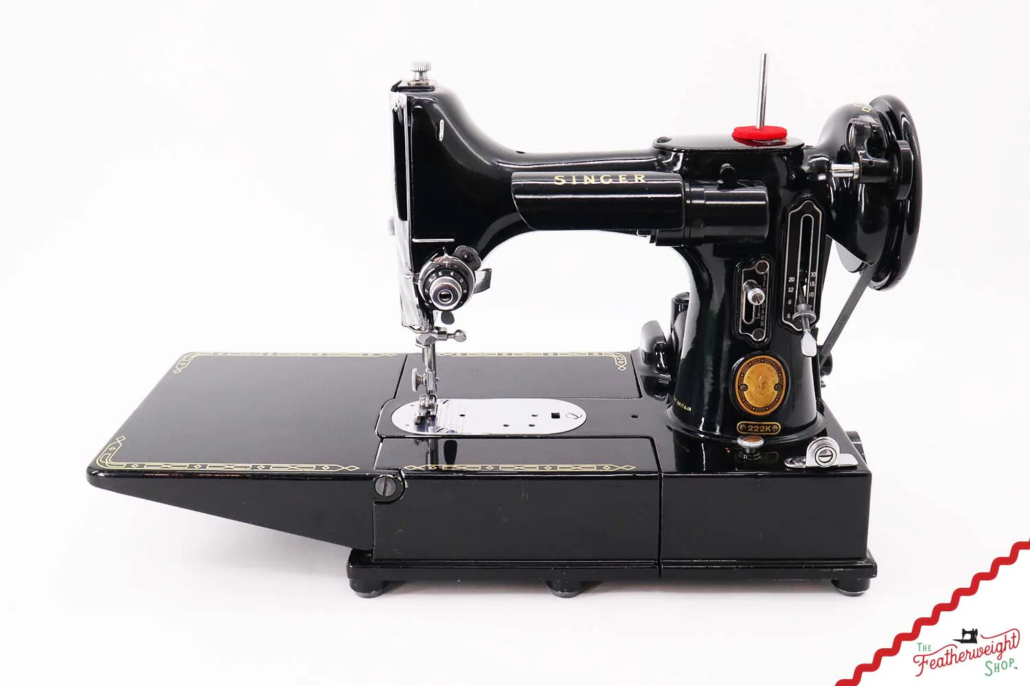 Singer Featherweight 222K Sewing Machine - EM6023**, 1957 - Image 3