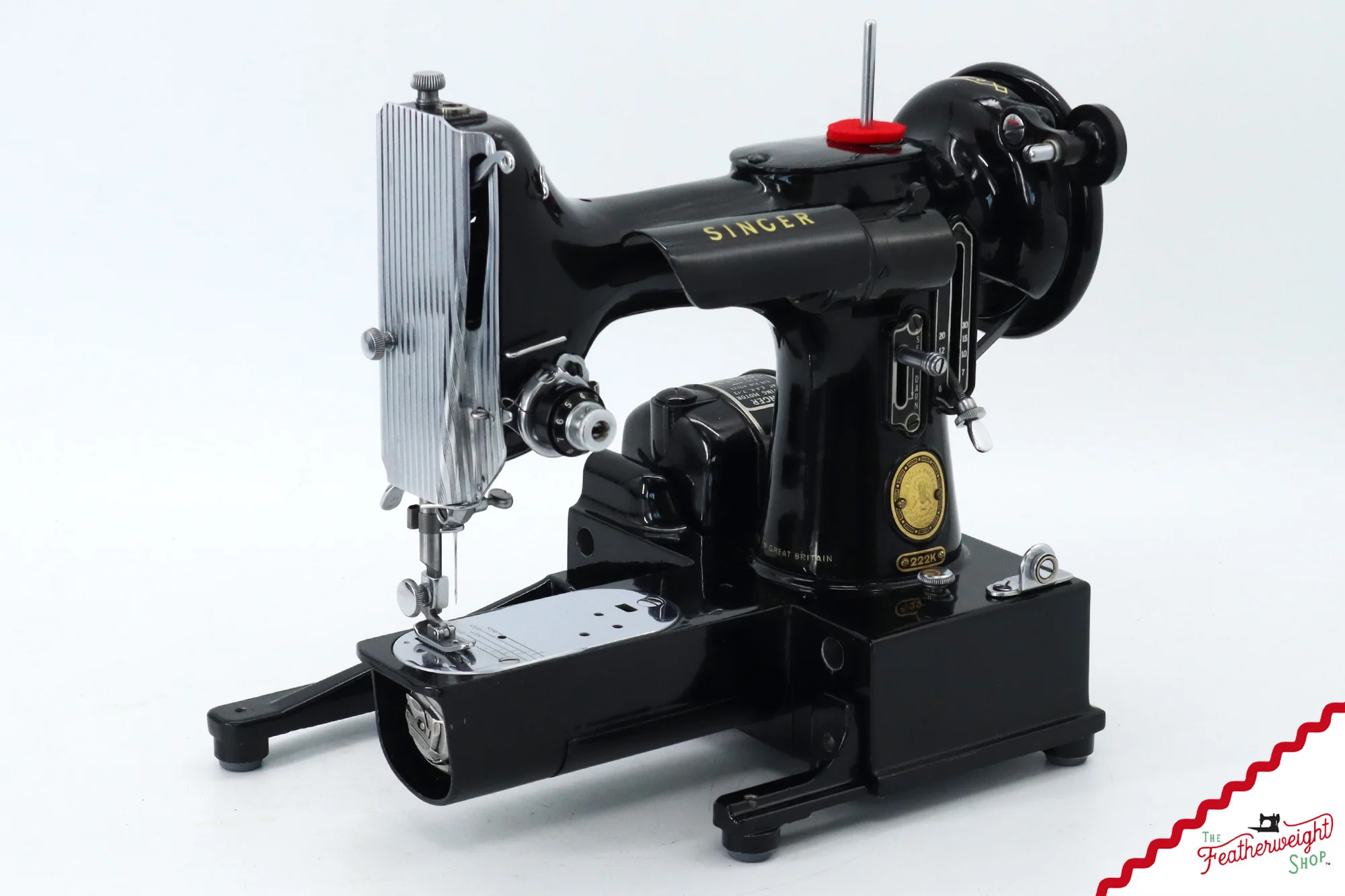 Singer Featherweight 222K Sewing Machine - EM6040**, 1957 - Image 2