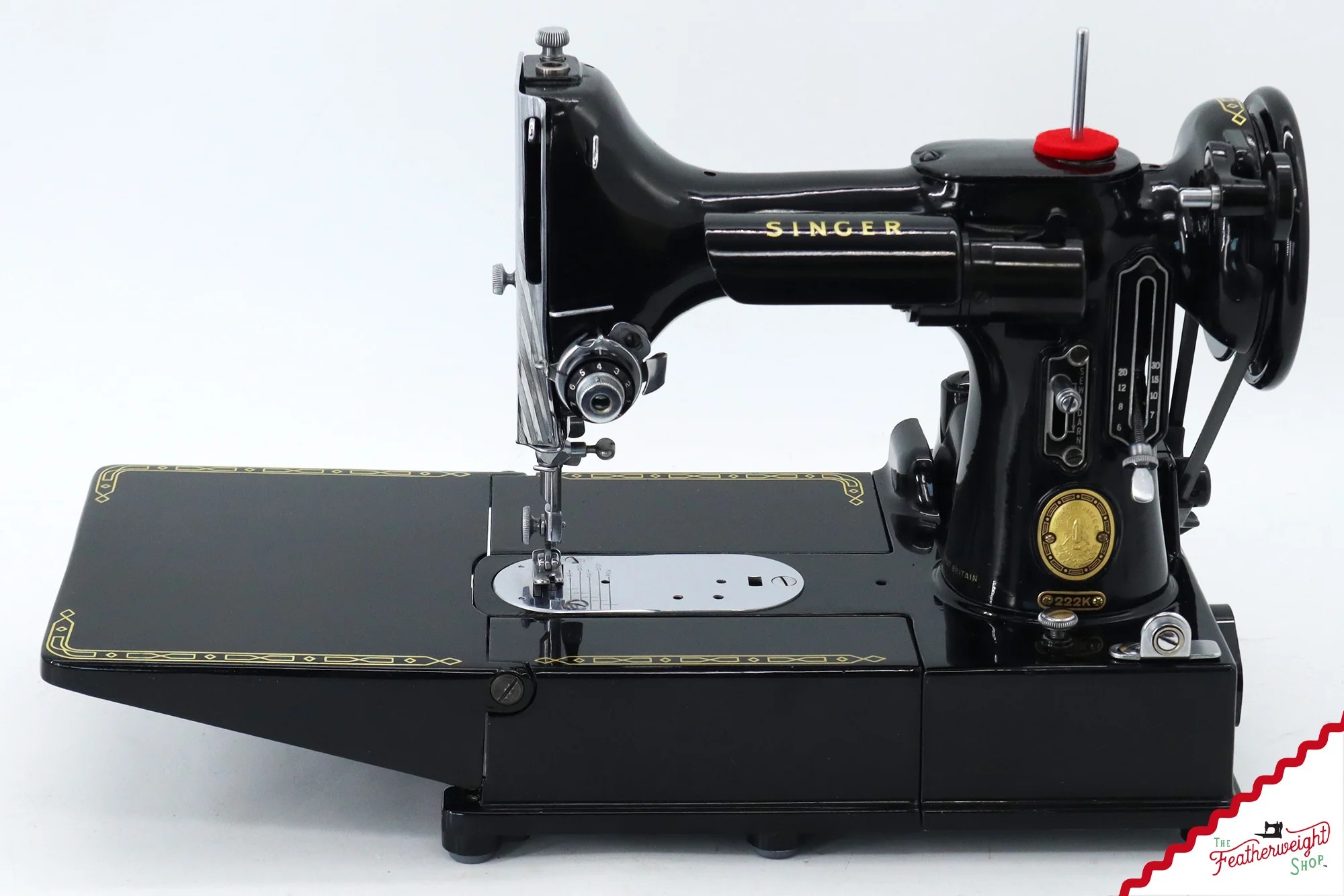 Singer Featherweight 222K Sewing Machine - EM6040**, 1957 - Image 3