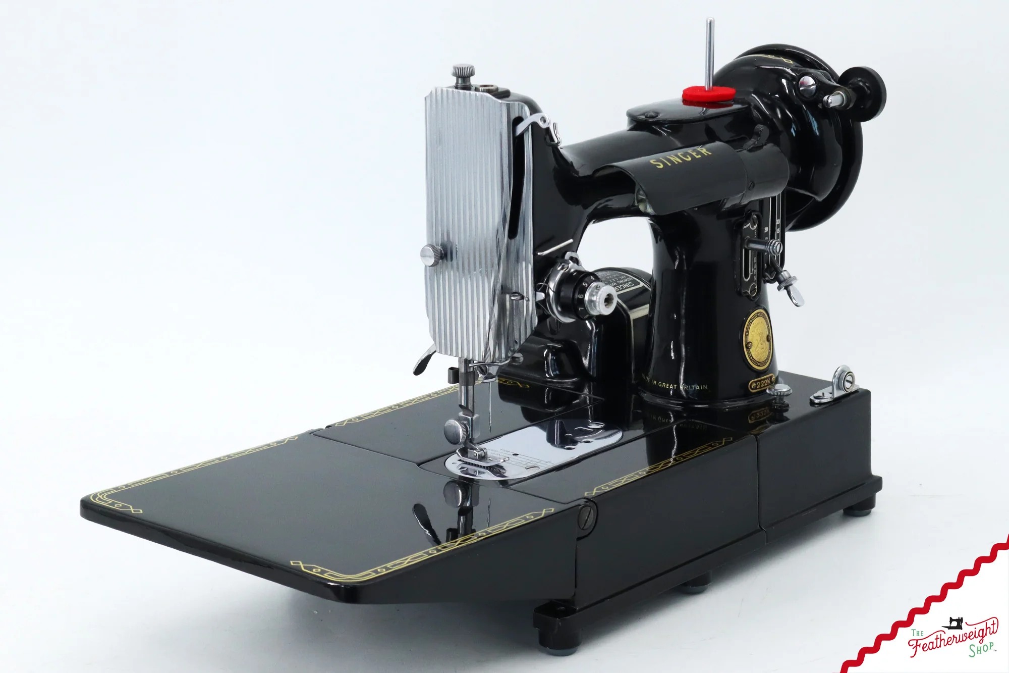 Singer Featherweight 222K Sewing Machine - EM6040**, 1957 - Image 4