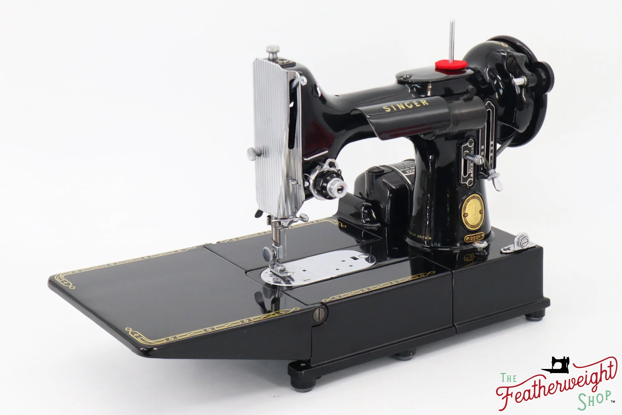 Singer Featherweight 222K Sewing Machine - EM6052**, 1957 - Image 5