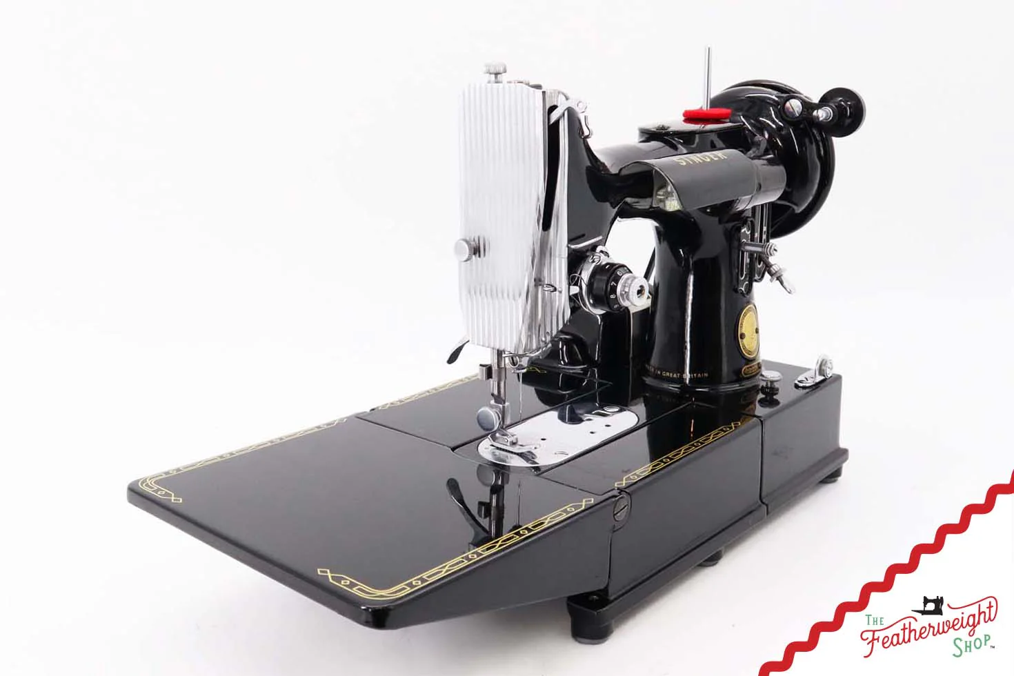 Singer Featherweight 222K Sewing Machine - EM6055**, 1957 - Image 4