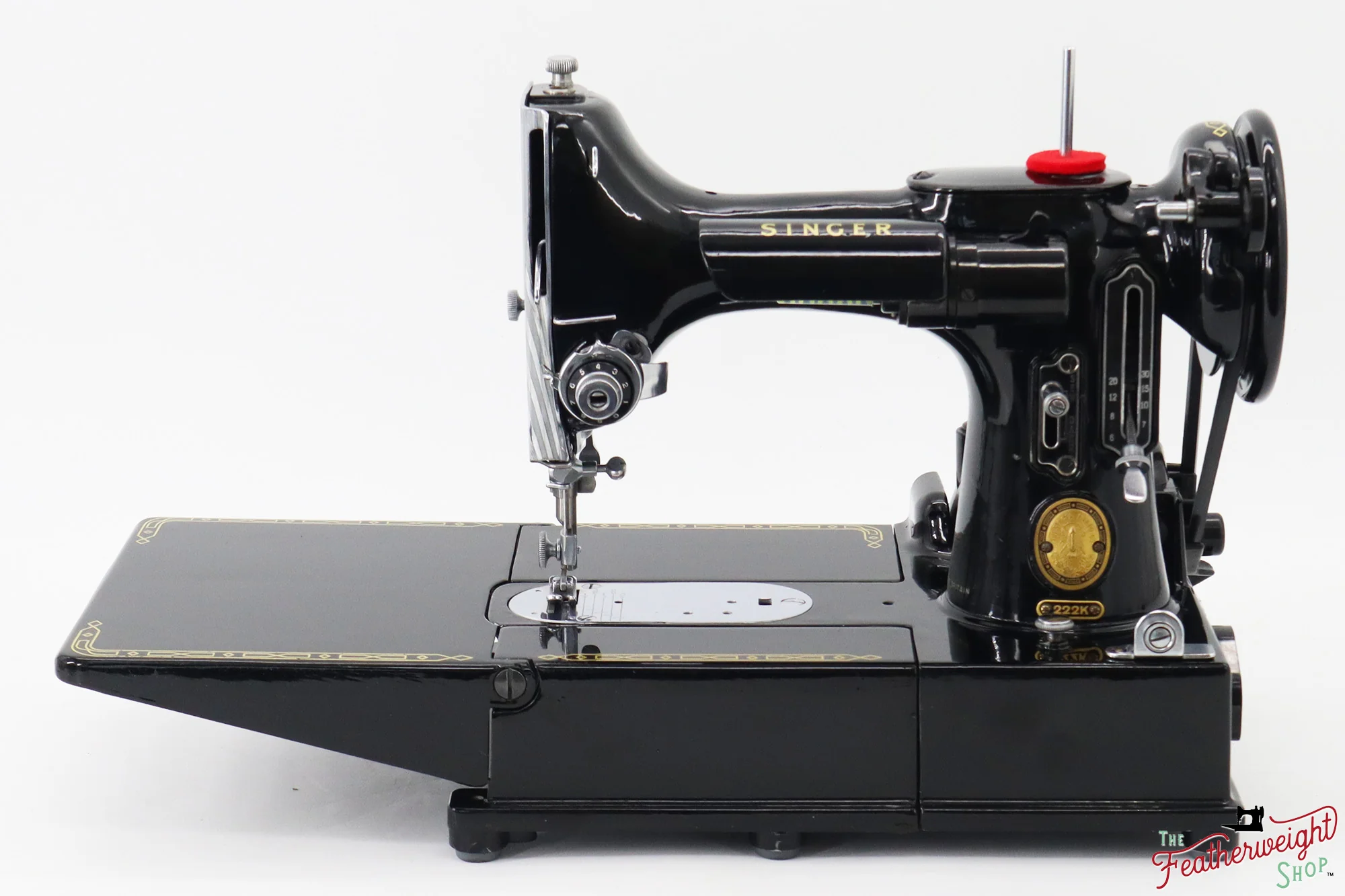 Singer Featherweight 222K Sewing Machine - EM9585**, 1957 - Image 3