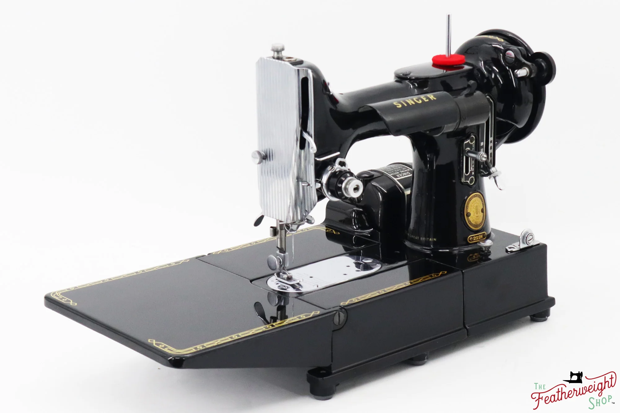 Singer Featherweight 222K Sewing Machine - EM9585**, 1957 - Image 4