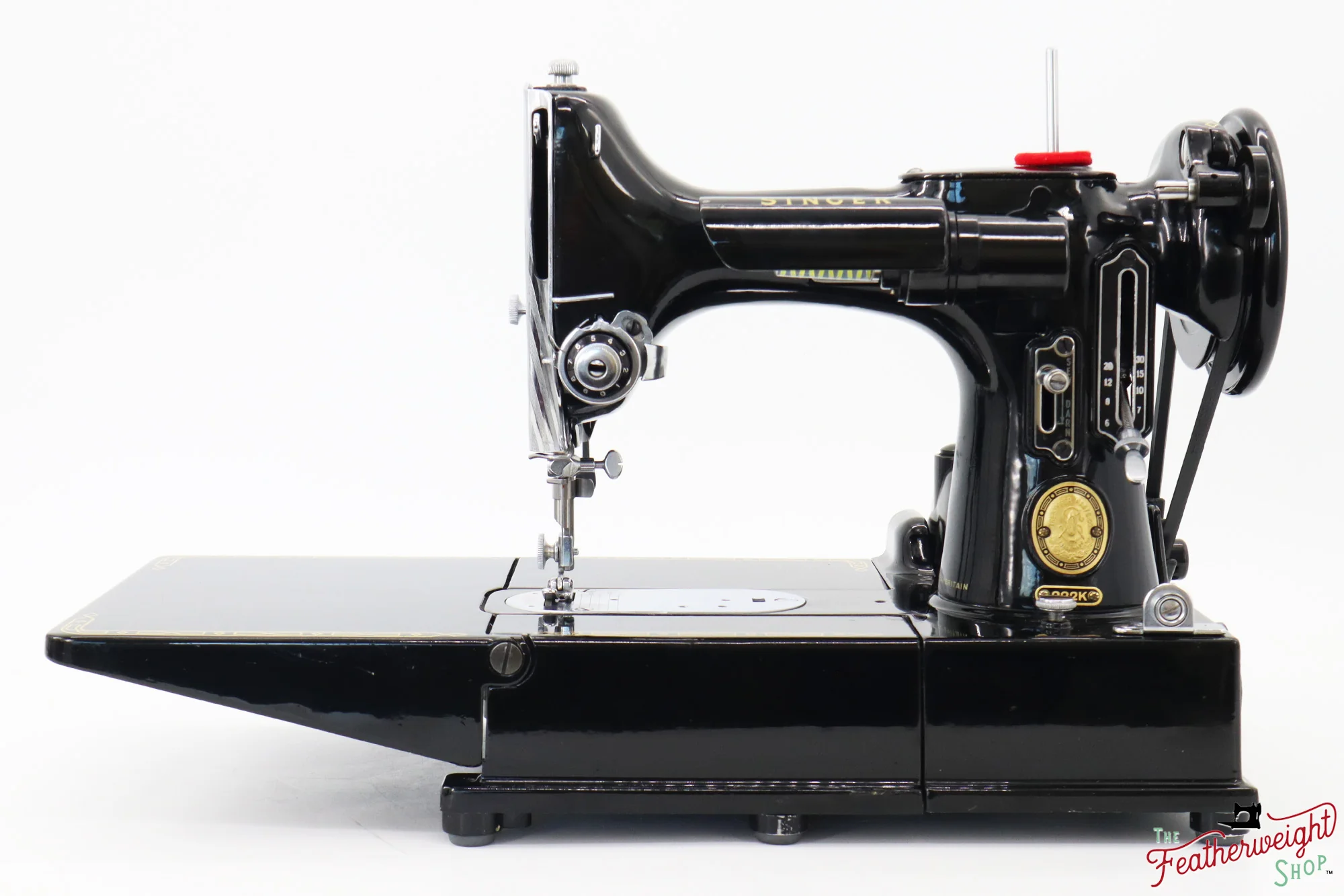 Singer Featherweight 222K Sewing Machine - EM9587**, 1957 - Image 3