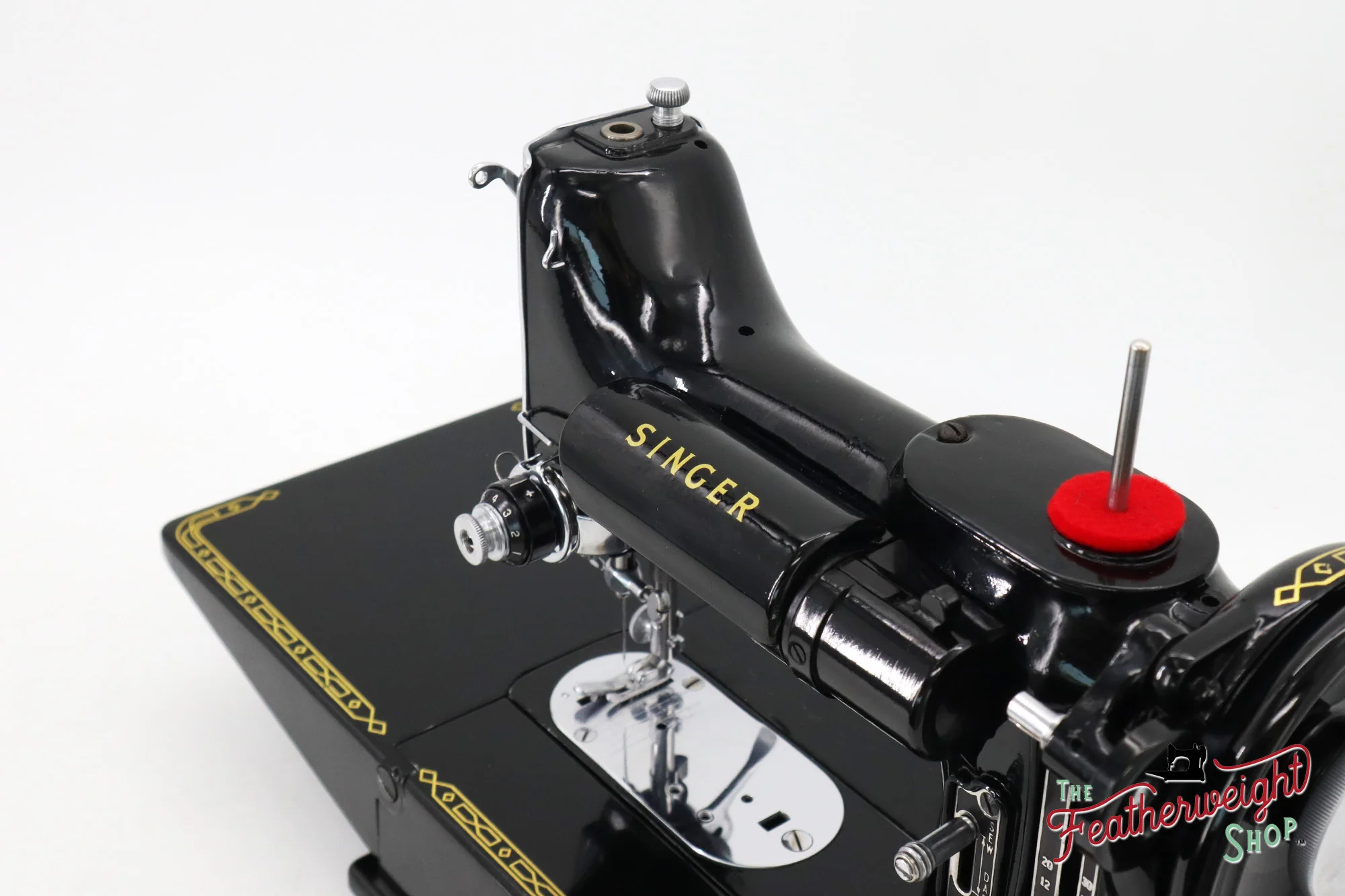 Singer Featherweight 222K Sewing Machine - EM9595**, 1957 - Image 12