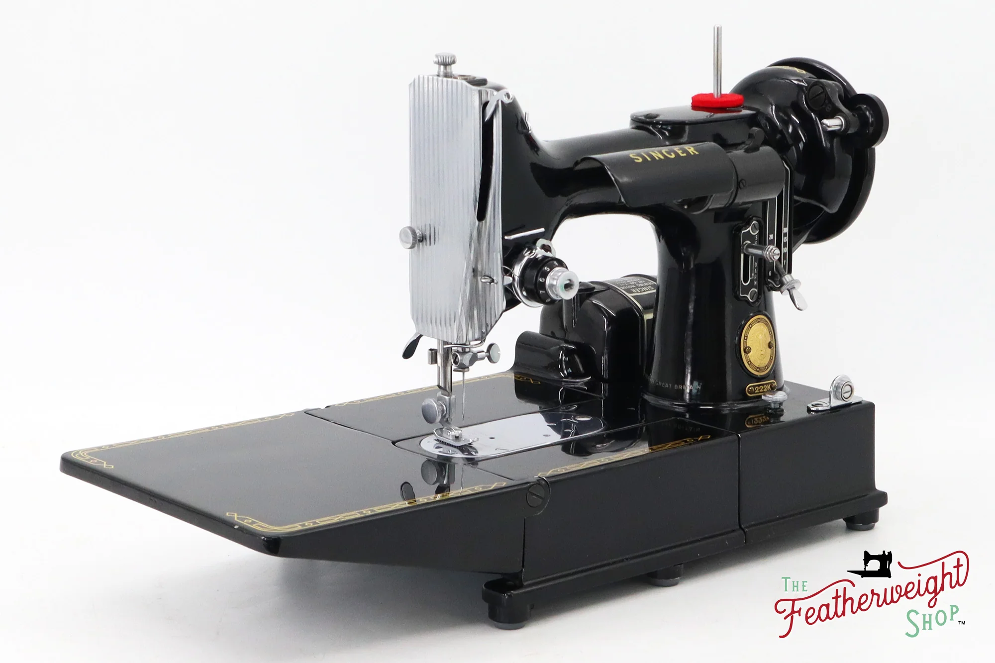 Singer Featherweight 222K Sewing Machine - EM9595**, 1957 - Image 4