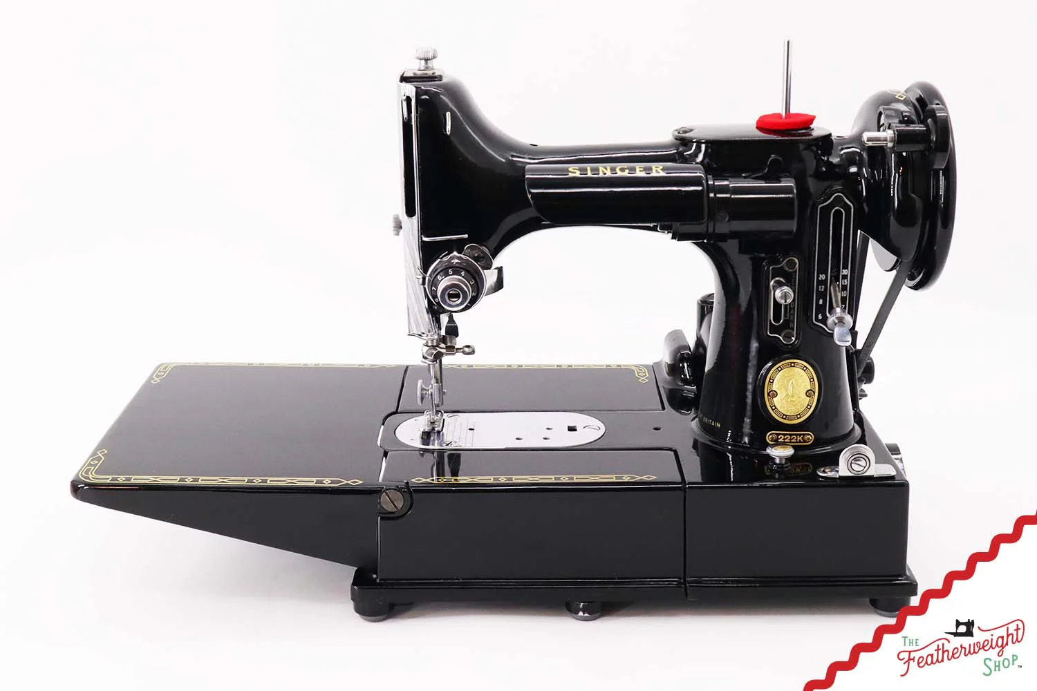 Singer Featherweight 222K Sewing Machine - EM9609**, 1957 - Image 3