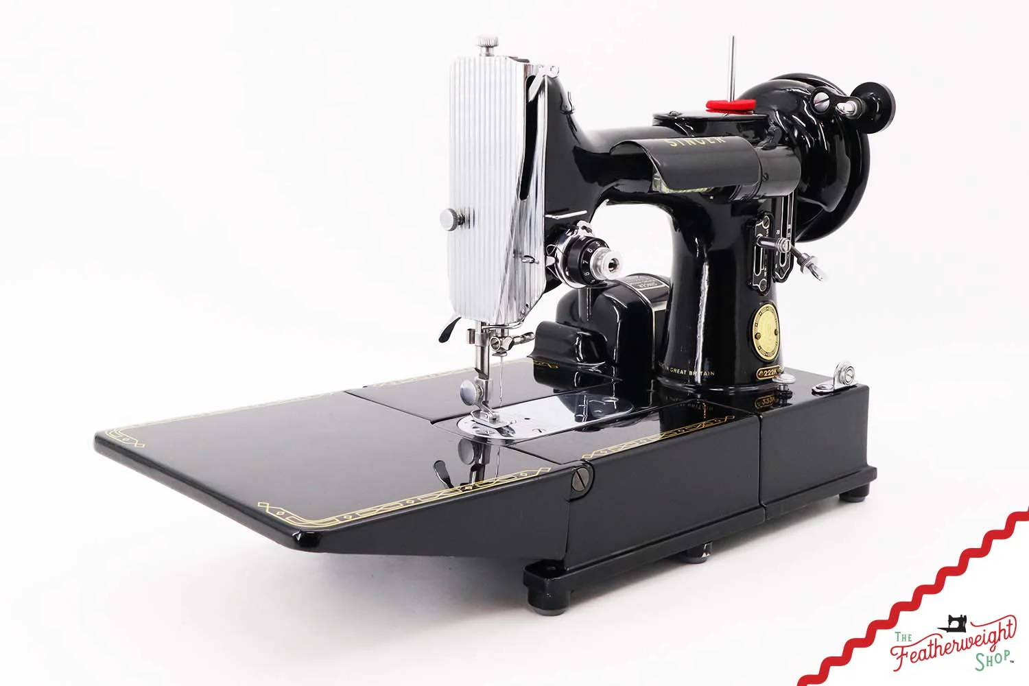 Singer Featherweight 222K Sewing Machine - EM9609**, 1957 - Image 4