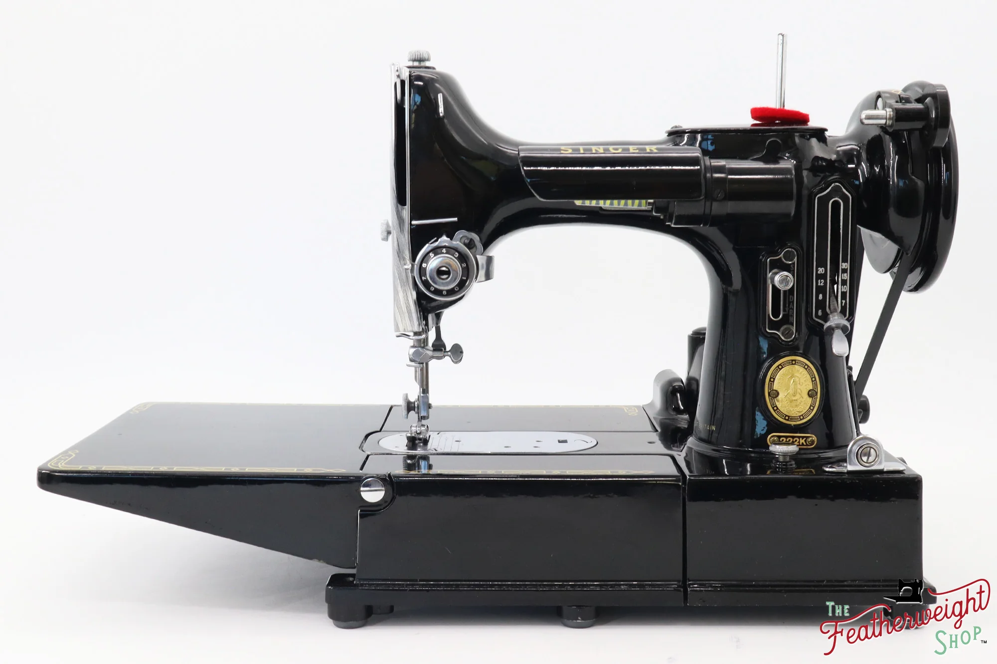 Singer Featherweight 222K Sewing Machine - EM96128* - 1957 - Image 3