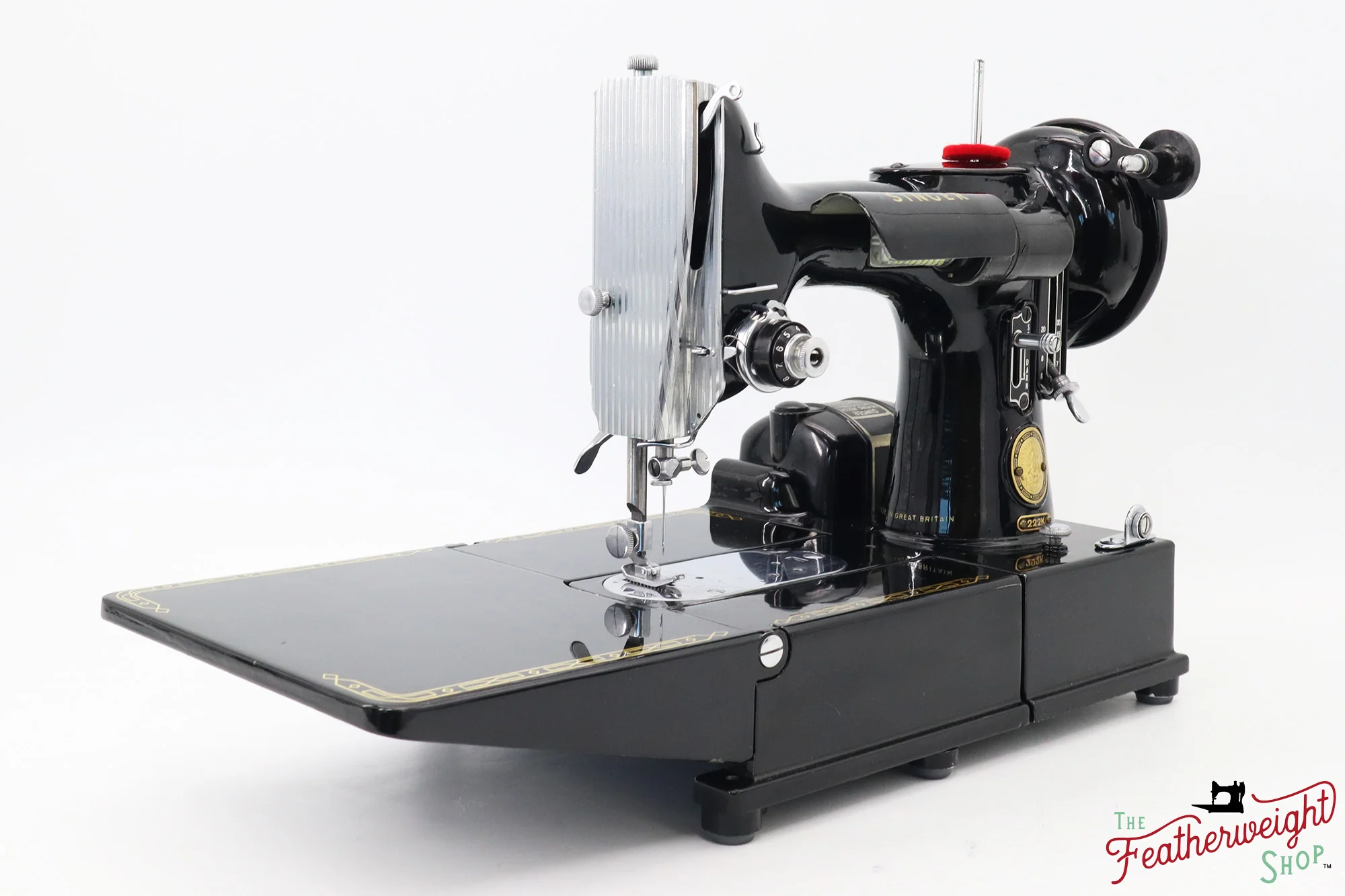 Singer Featherweight 222K Sewing Machine - EM96128* - 1957 - Image 4
