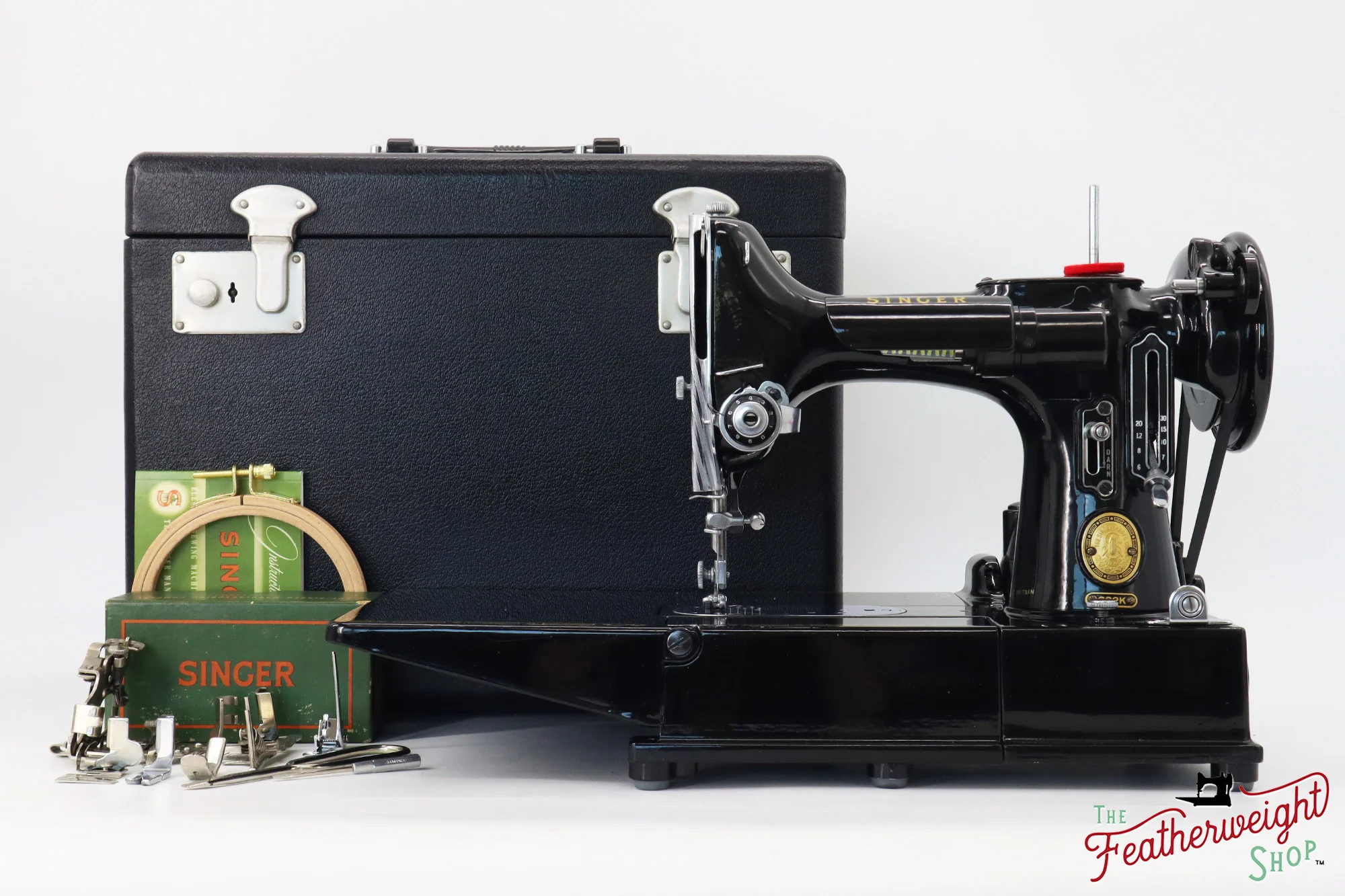 Singer Featherweight 222K Sewing Machine - EN1360**, 1958 - Image 2