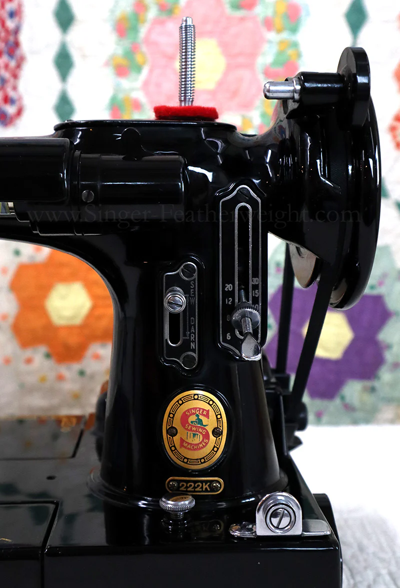 Singer Featherweight 222K Sewing Machine, RED "S" EP5428** - Image 19