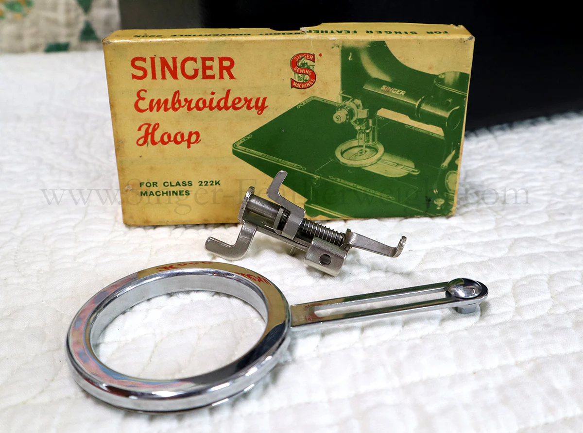 Singer Featherweight 222K Sewing Machine, RED "S" EP5428** - Image 22