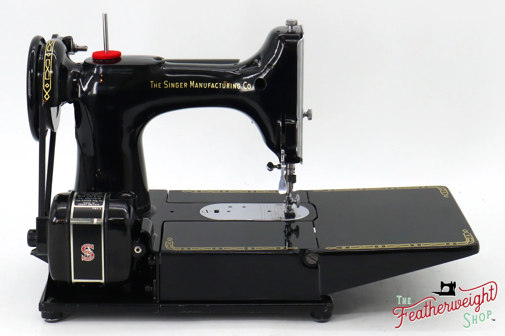 Singer Featherweight 222K Sewing Machine, Red 'S' - ER0236** - 1960 - Image 7