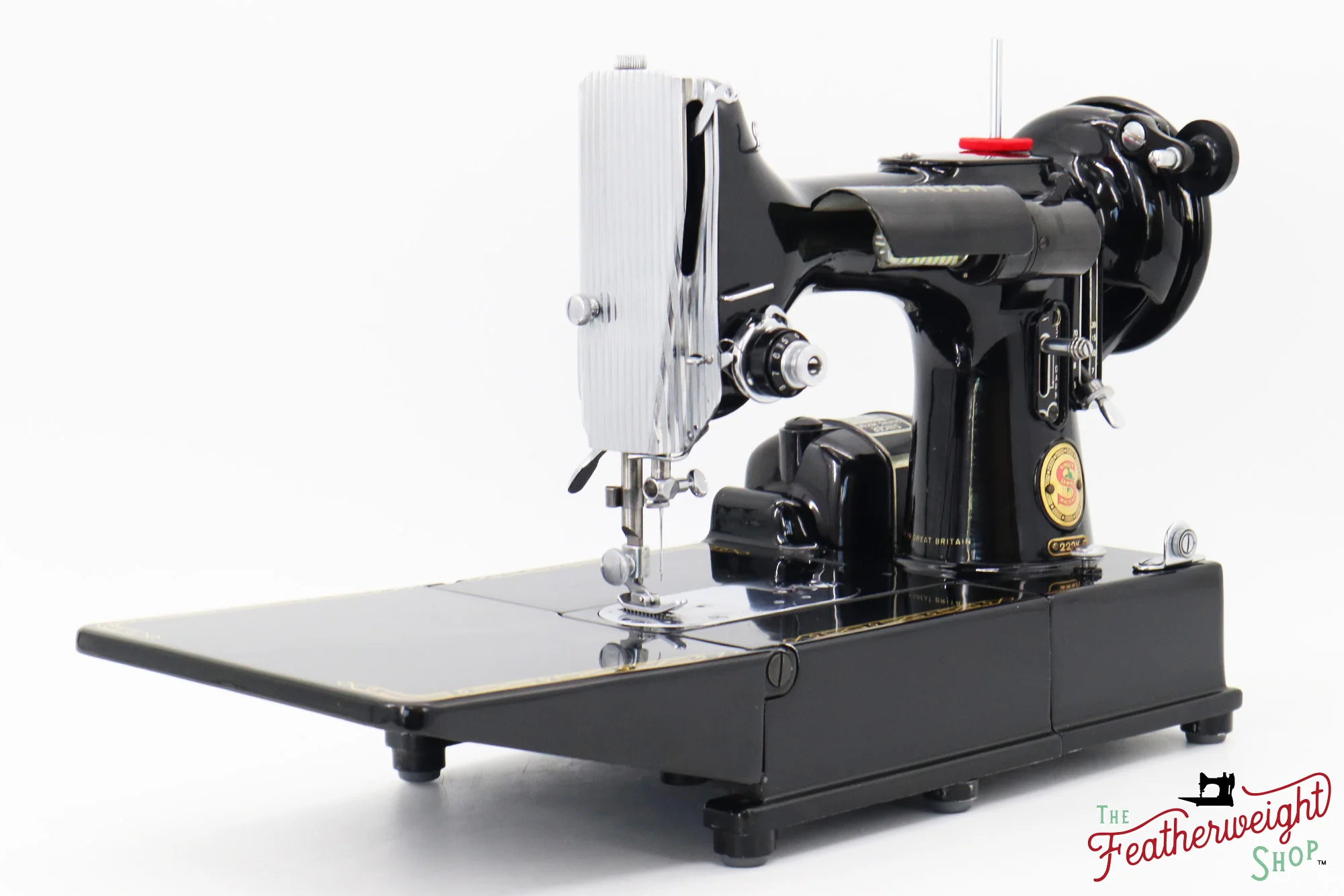 Singer Featherweight 222K Sewing Machine, Red 'S' - ER3165** - 1960 - Image 4