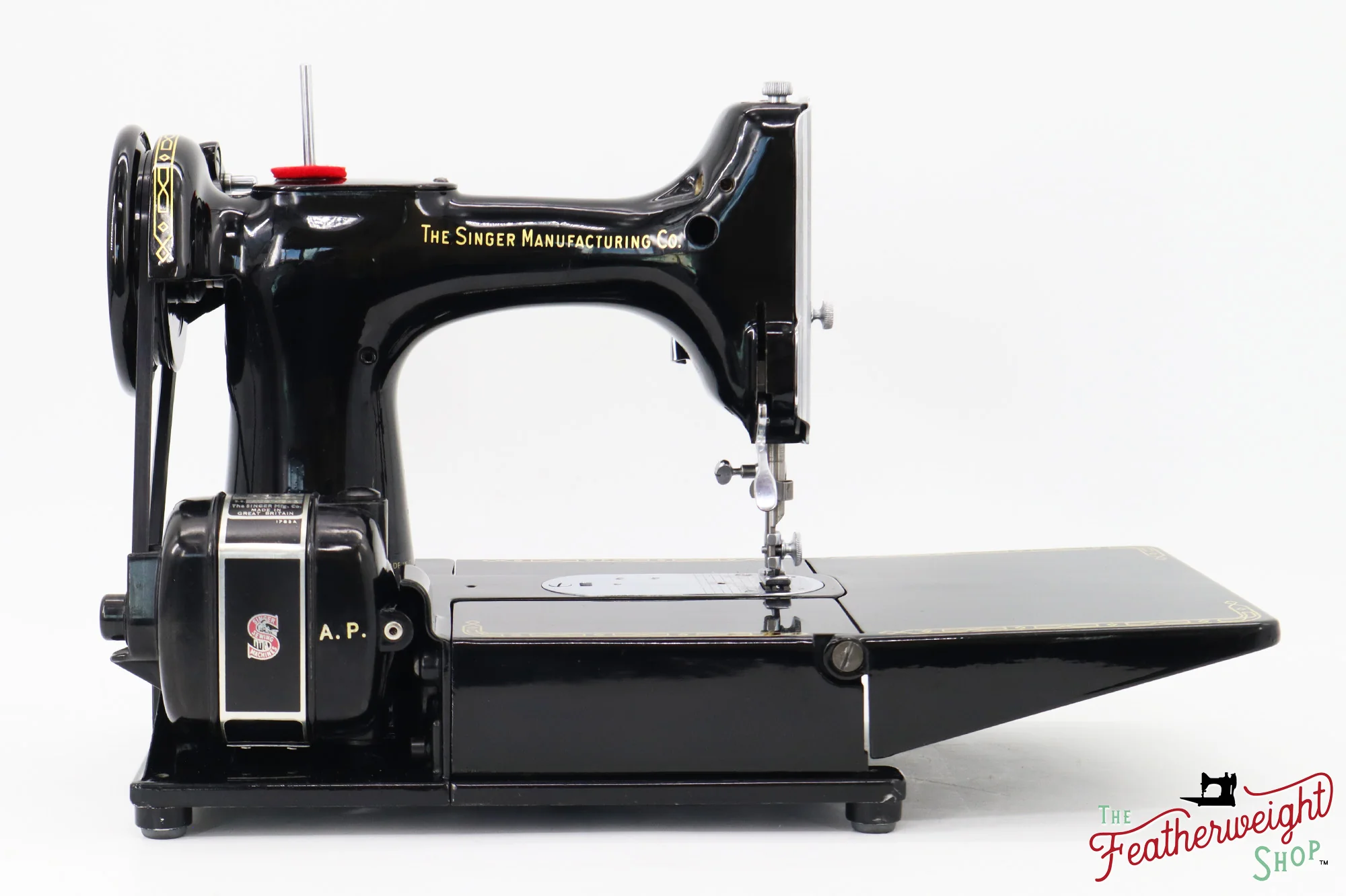 Singer Featherweight 222K Sewing Machine, Red 'S' - ER3165** - 1960 - Image 7