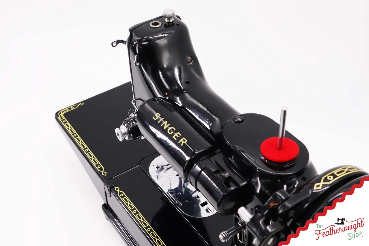 Singer Featherweight 222K Sewing Machine, Red 'S' - ER3172** - 1960 - Image 15