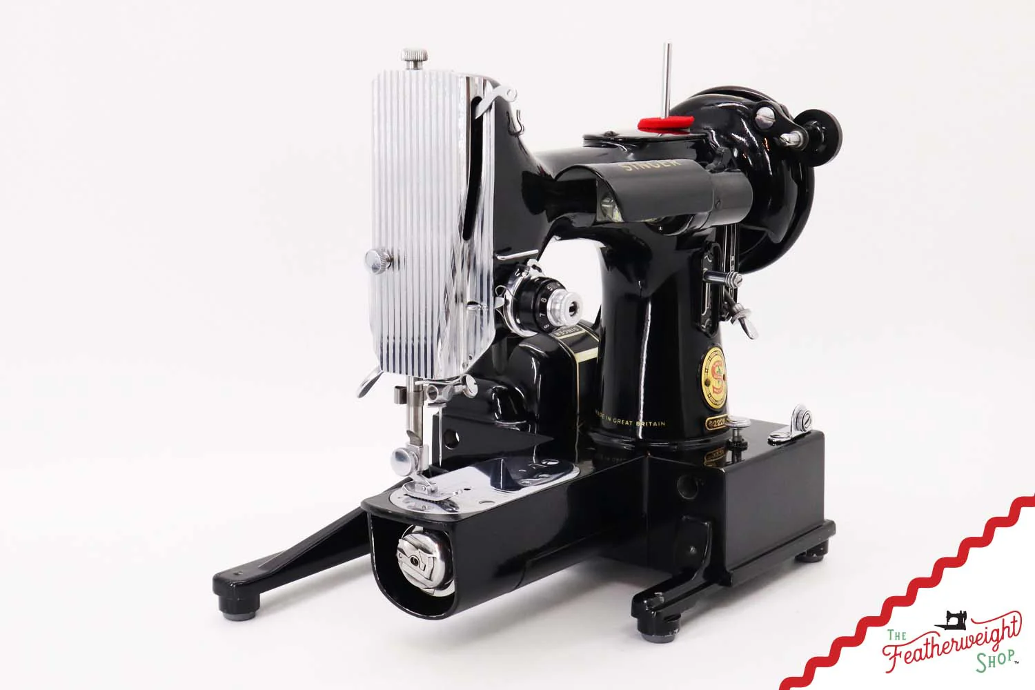 Singer Featherweight 222K Sewing Machine, Red 'S' - ER3172** - 1960 - Image 2
