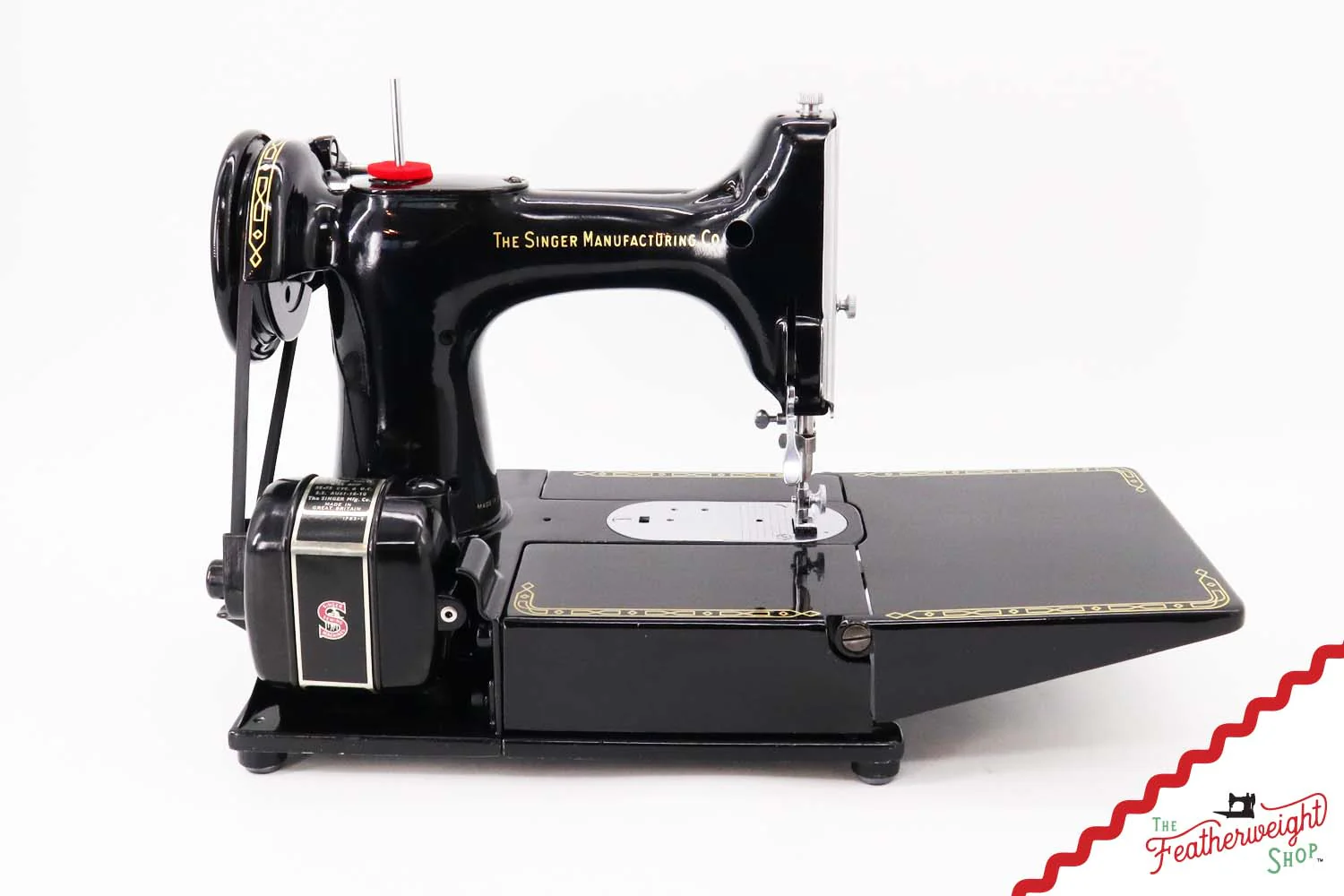 Singer Featherweight 222K Sewing Machine, Red 'S' - ER3172** - 1960 - Image 6