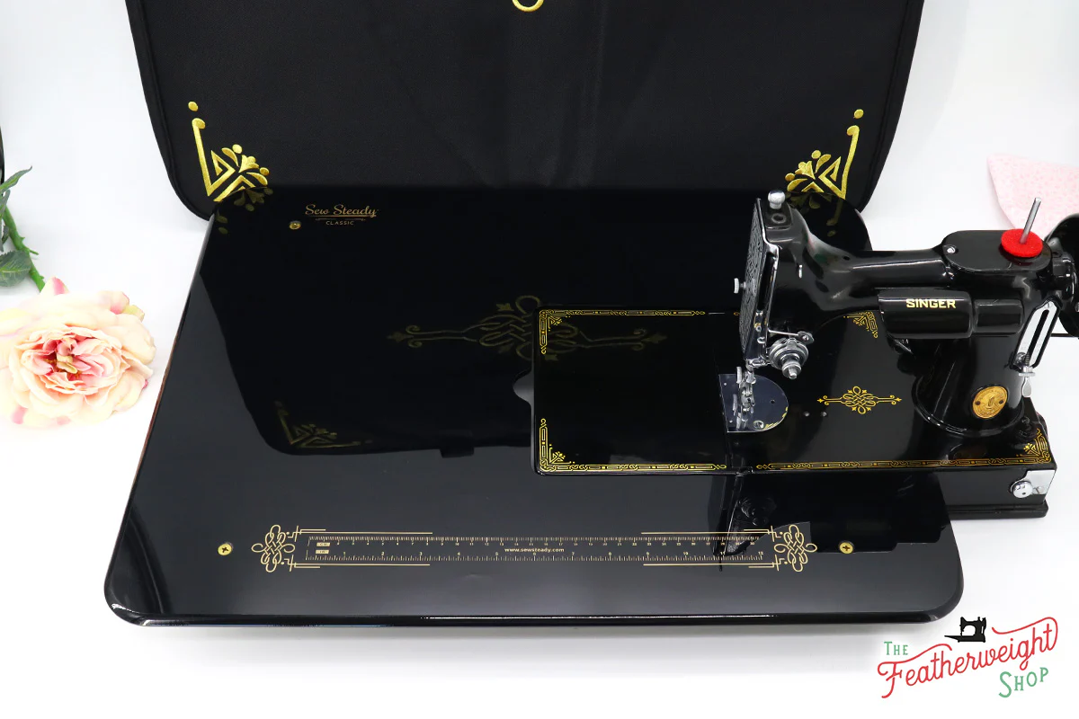 Sew Steady BLACK CLASSIC Singer Featherweight Table Extension + BAG SET - Image 5