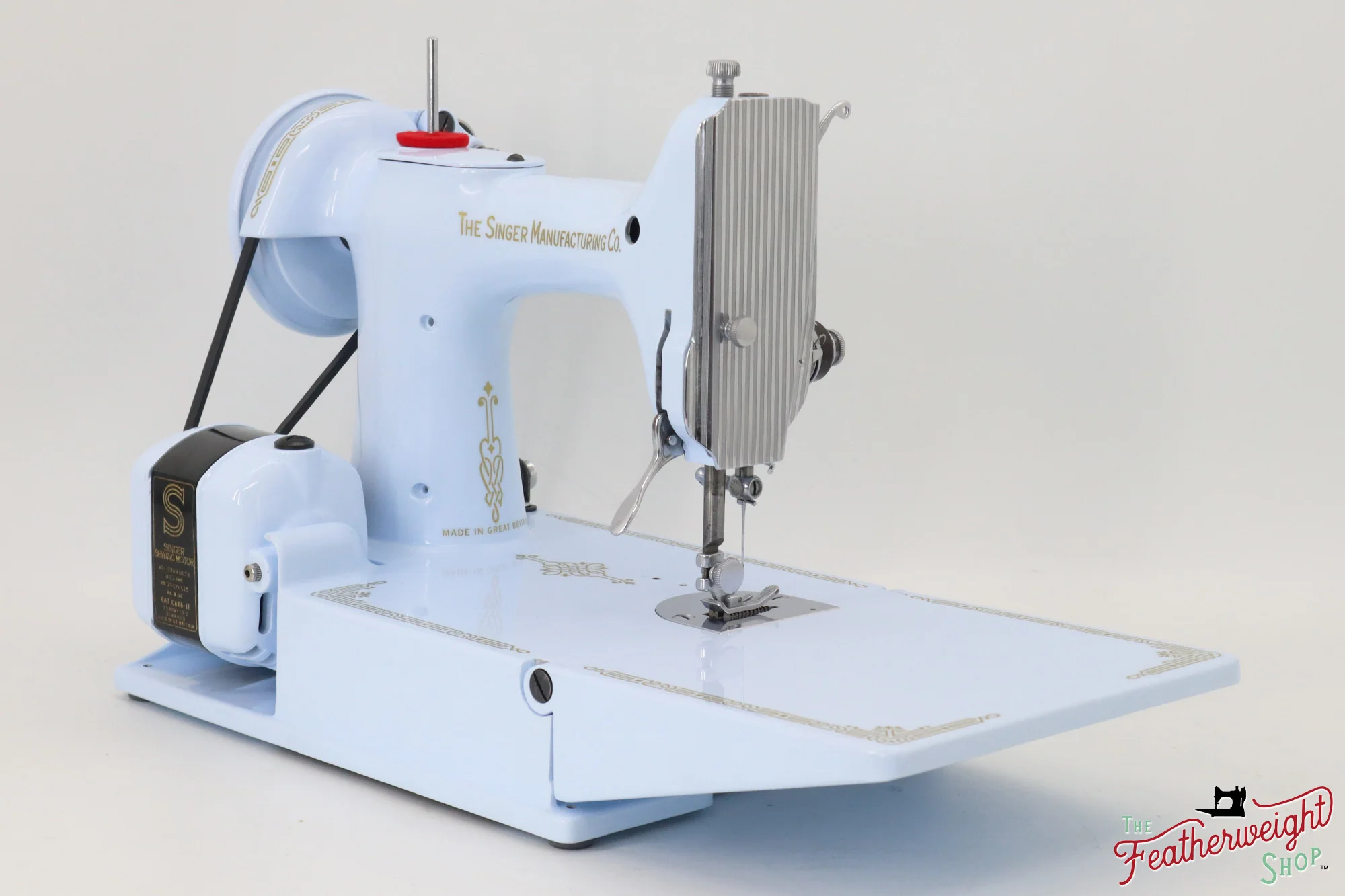 Singer Featherweight Swedish 221K EH138*** - Fully Restored in Cinderella Blue - Image 5