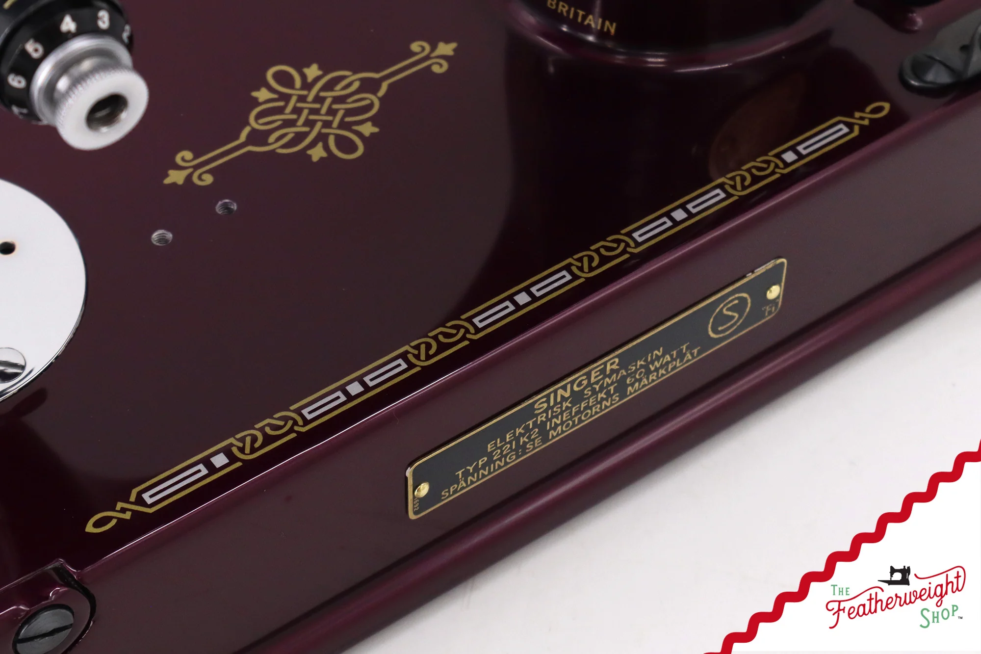 Singer Featherweight Swedish 221K EH236*** - Fully Restored in Star Garnet - Image 10