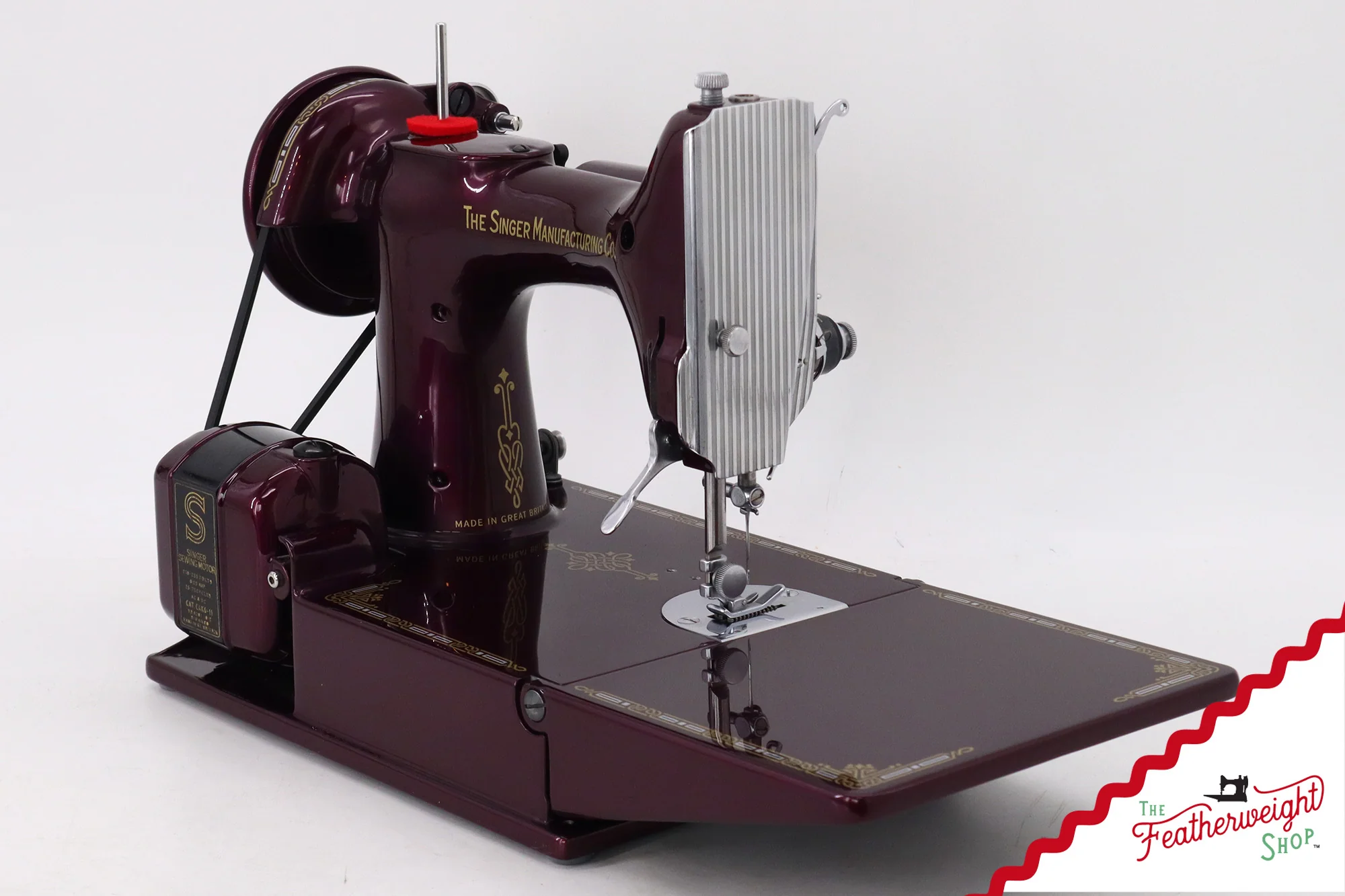 Singer Featherweight Swedish 221K EH236*** - Fully Restored in Star Garnet - Image 6