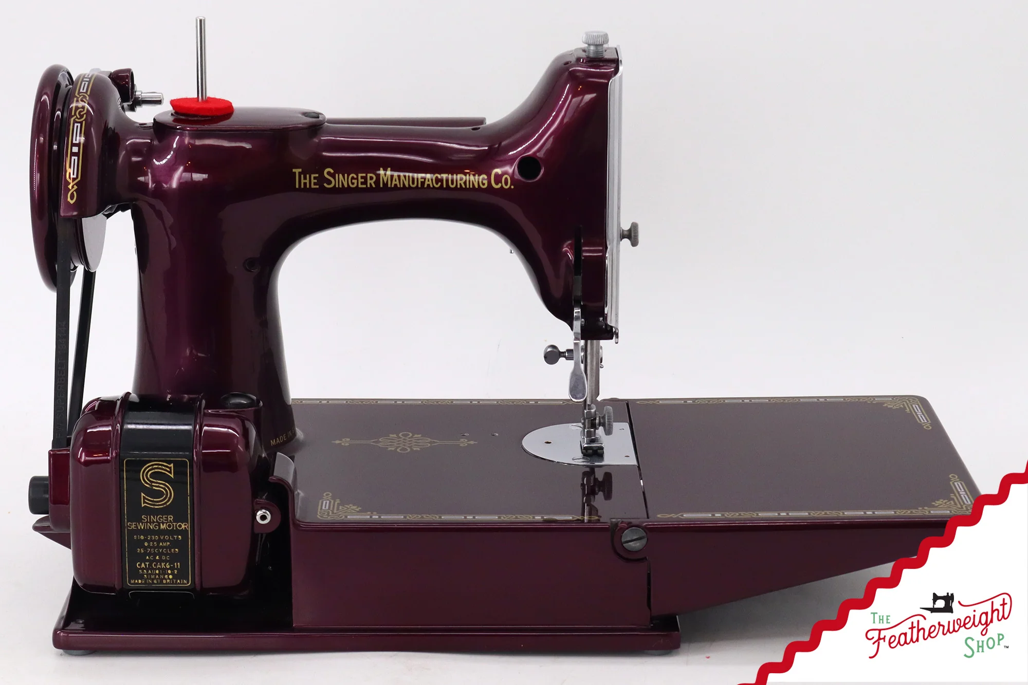 Singer Featherweight Swedish 221K EH236*** - Fully Restored in Star Garnet - Image 7